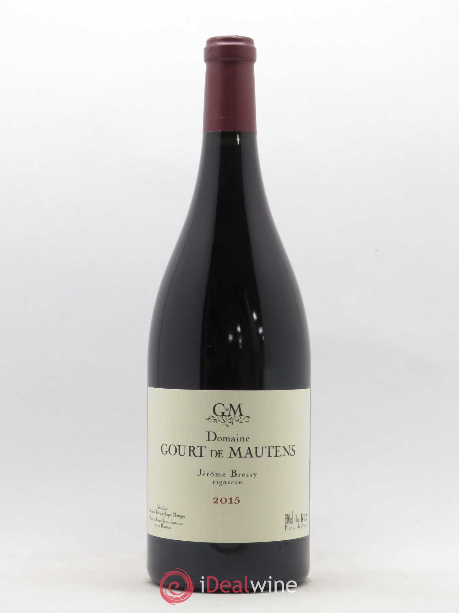 Vaucluse (Vin de Pays de Vaucluse) Domaine Gourt de Mautens - Jérôme Bressy 2015 - Lot de 1 magnum - 0