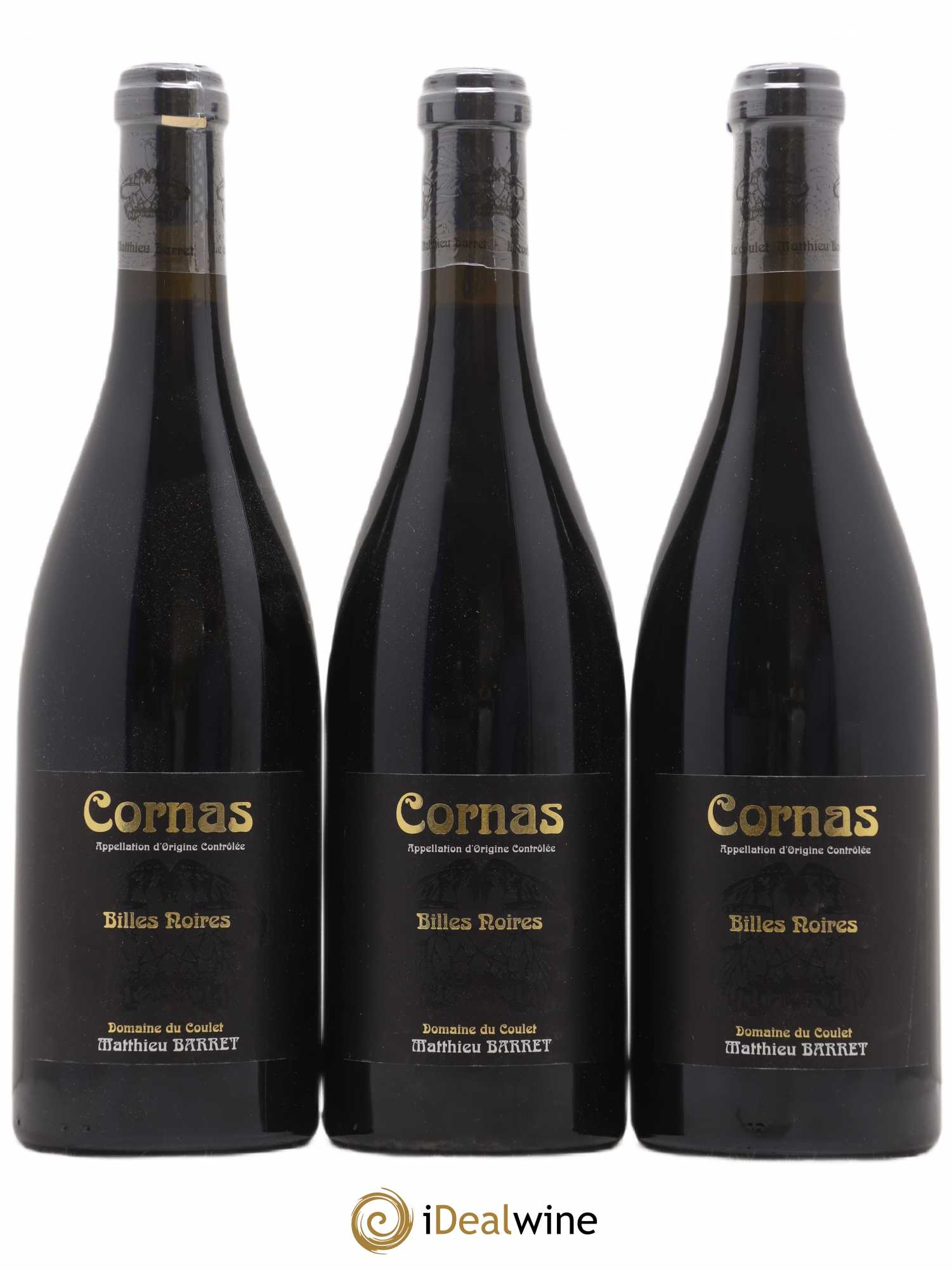 Cornas Billes Noires Coulet (Domaine du) - Matthieu Barret 2015 - Lot de 3 bouteilles - 0