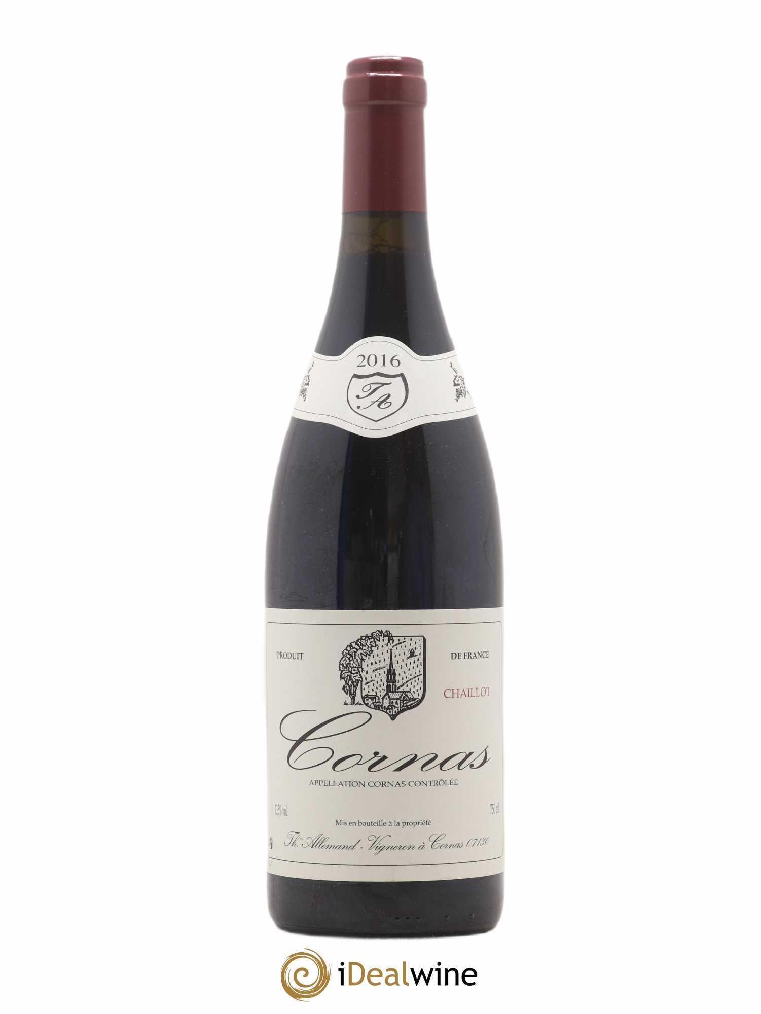 Cornas Chaillot Thierry Allemand 2016 - Lot de 1 bouteille - 0