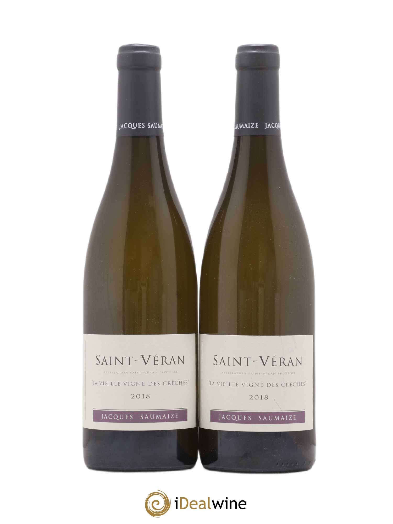 Saint-Véran La vieille vigne des crèches Jacques et Nathalie Saumaize 2018 - Lot de 2 bouteilles - 0