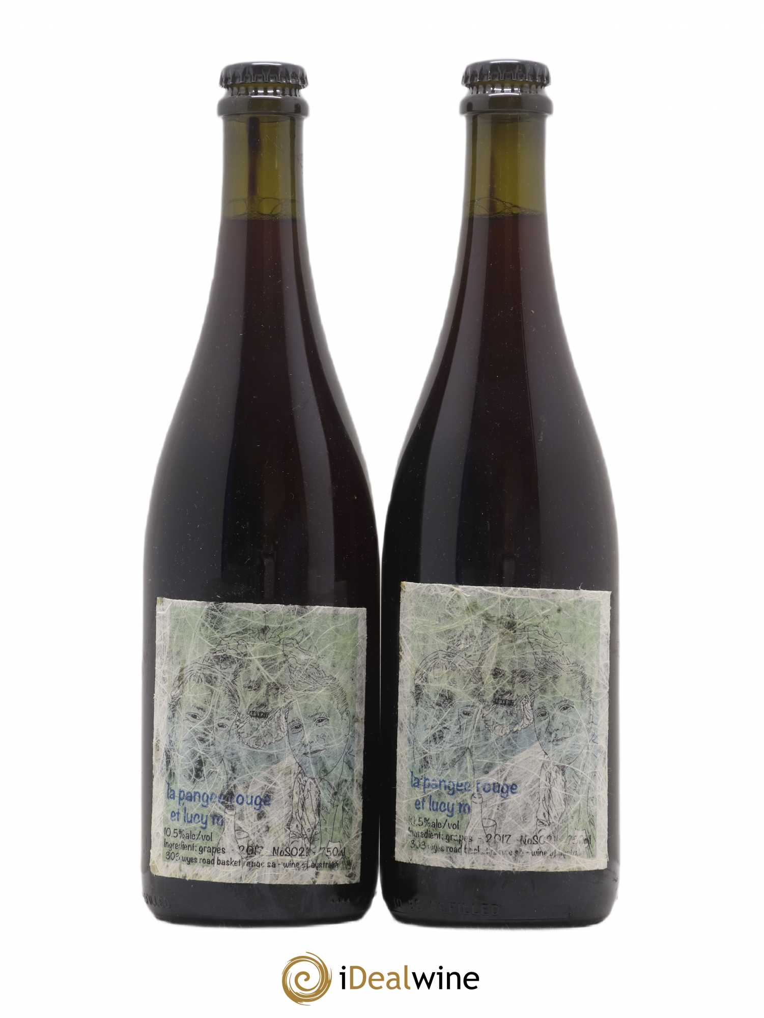 Australie La Pangée Lucy Margaux 2017 - Lot de 2 bouteilles - 0
