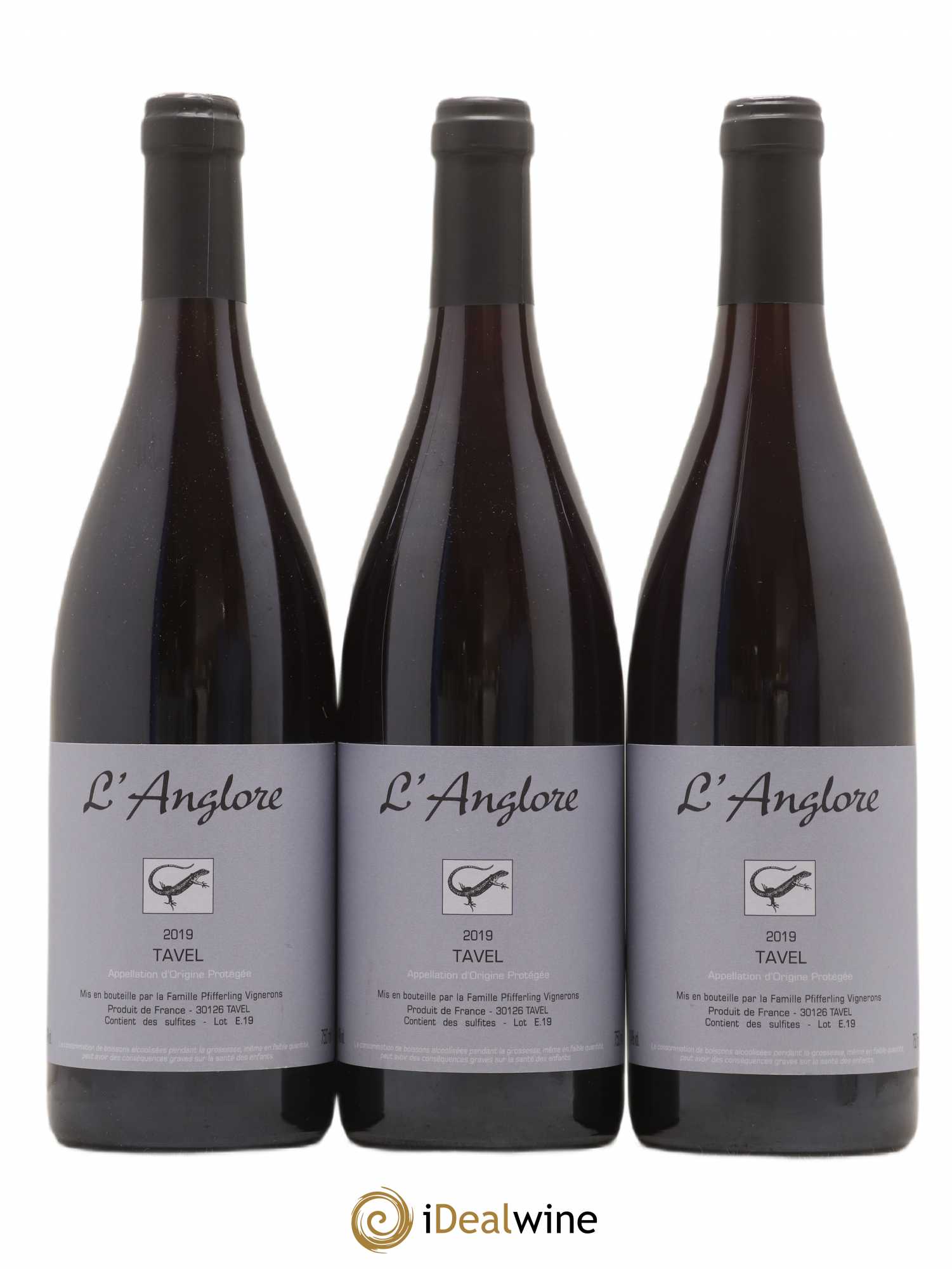 Tavel L'Anglore 2019 - Lot de 3 bouteilles - 0