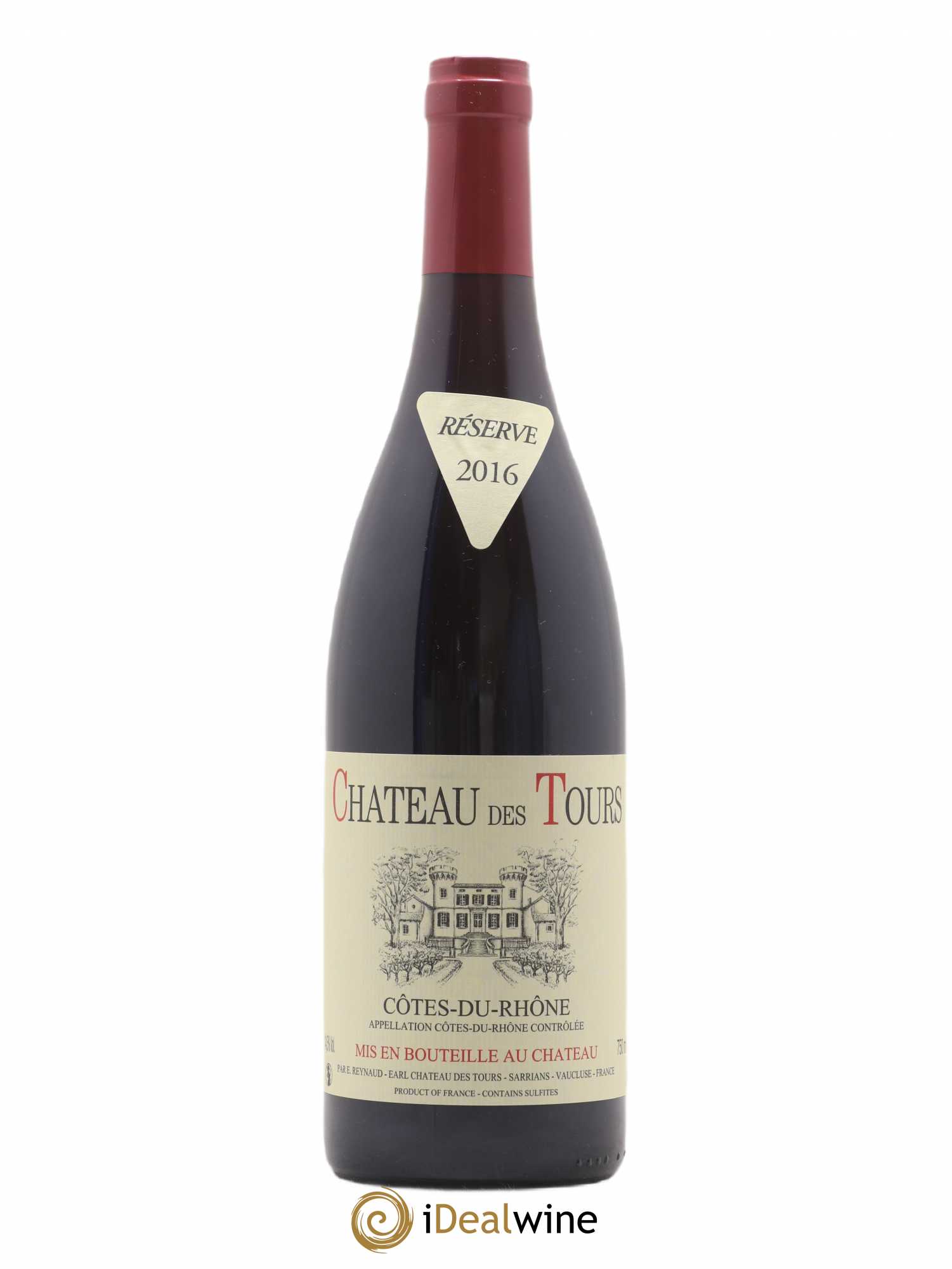 Côtes-du-Rhône Château des Tours Emmanuel Reynaud 2016 - Lot de 1 bouteille - 0