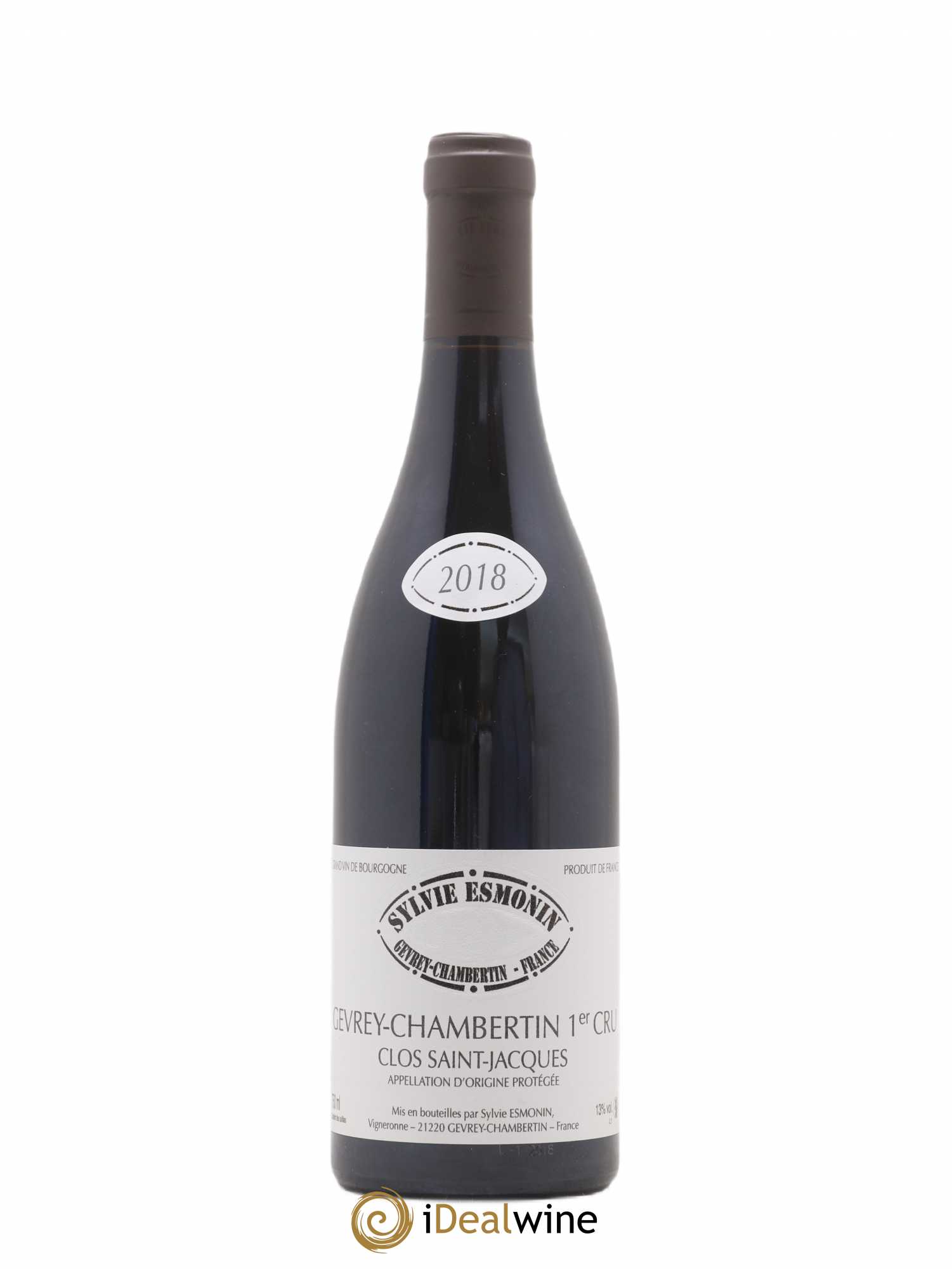 Gevrey-Chambertin 1er Cru Clos Saint Jacques Sylvie Esmonin 2018 - Posten von 1 Flasche - 0