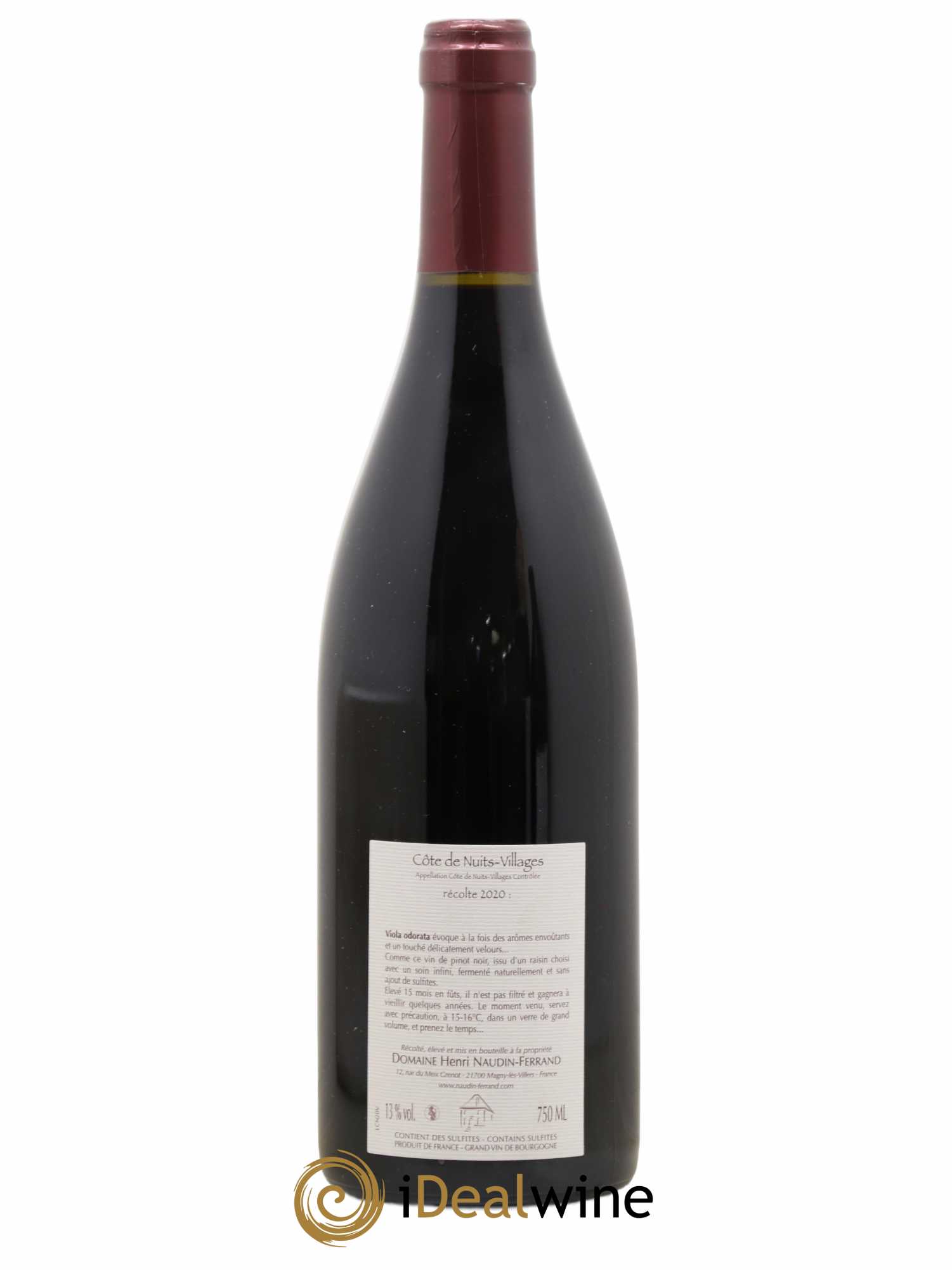 Côte de Nuits-Villages Viola Odorata Naudin-Ferrand (Domaine) 2020 - Lot de 1 bouteille - 1