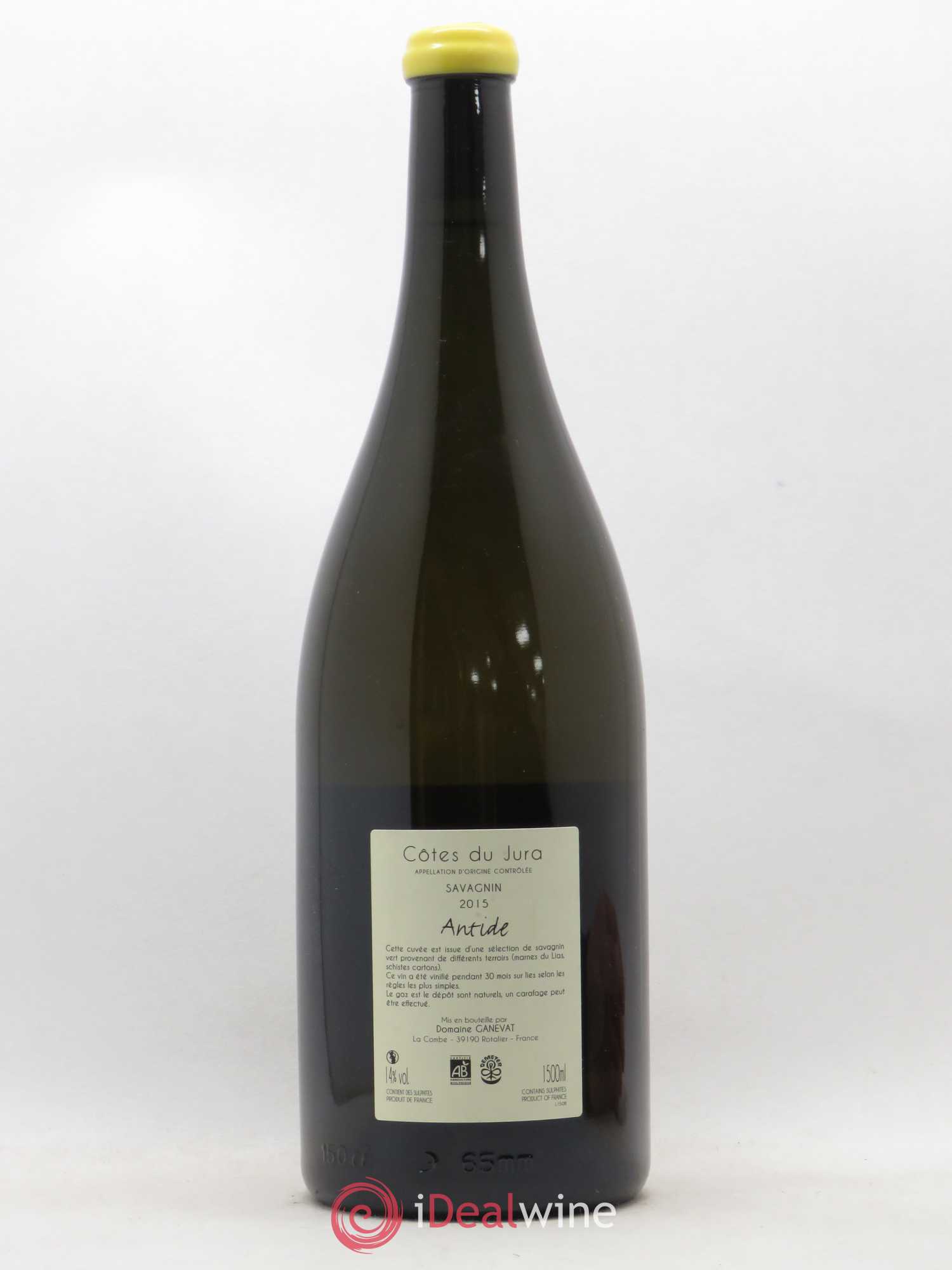Côtes du Jura Antide Ganevat 2015 - Posten von 1 Magnum - 1