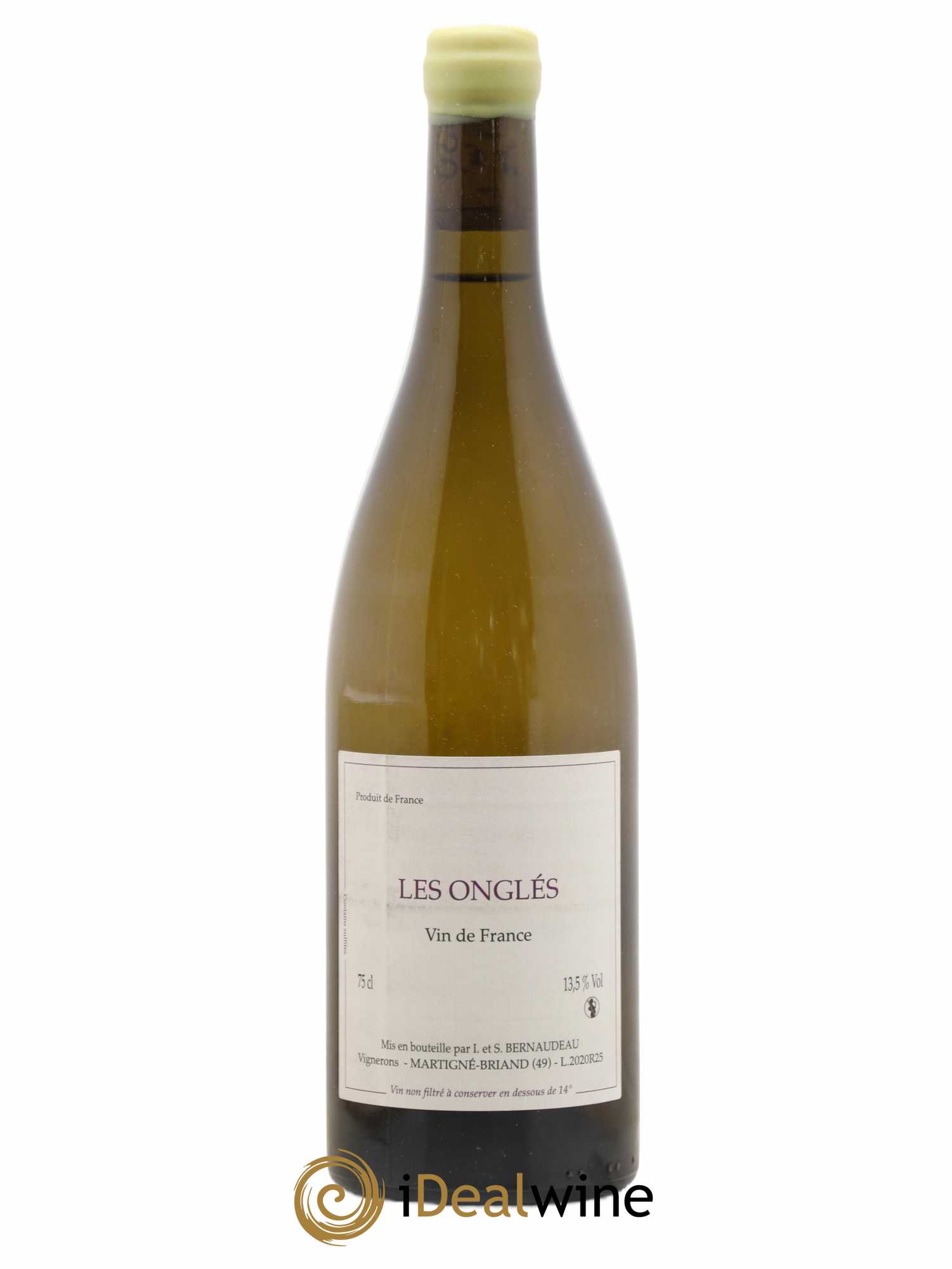 Vin de France Les Onglés Stéphane Bernaudeau 2020 - Lot de 1 bouteille - 0