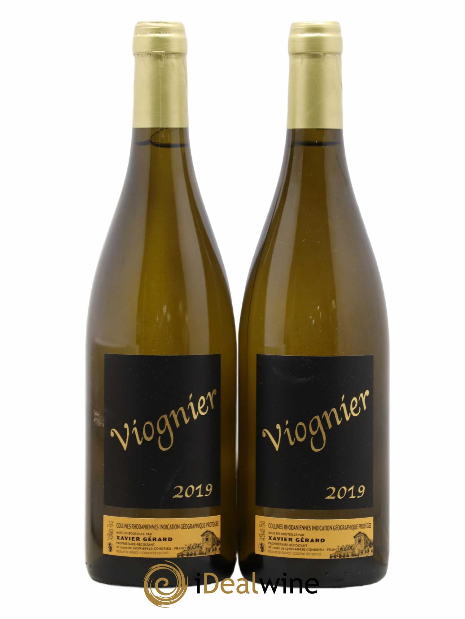 Collines Rhodaniennes Viognier Xavier Gerard 2019 - Posten von 2 Flaschen - 0