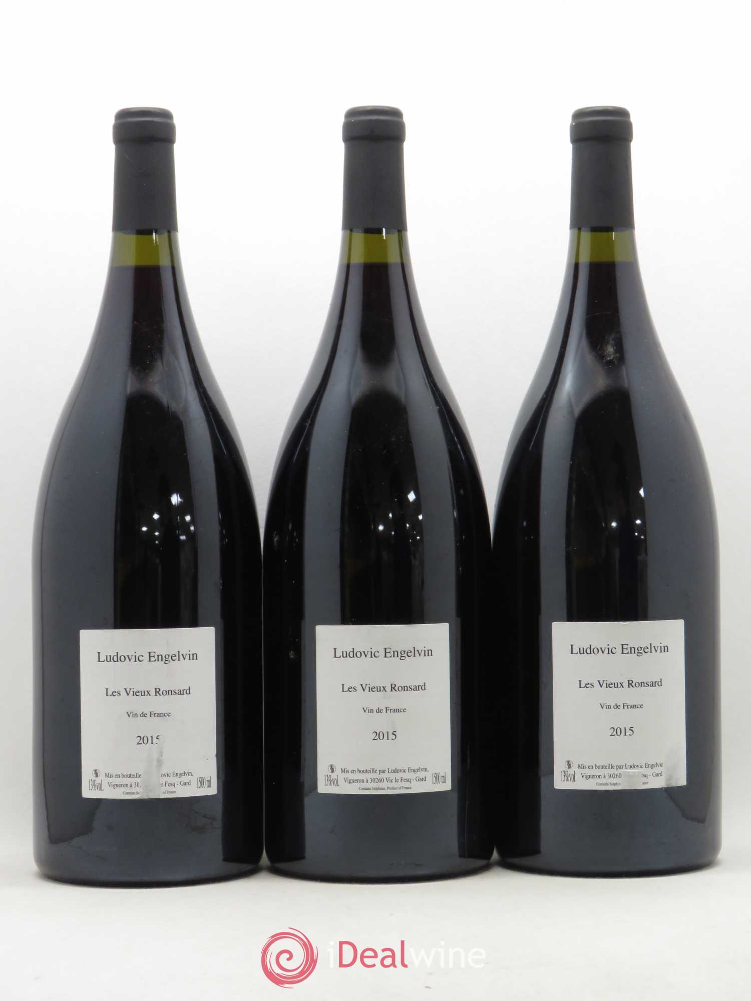 Vin de France Les Vieux Ronsards Ludovic Engelvin 2015 - Lot de 3 magnums - 1
