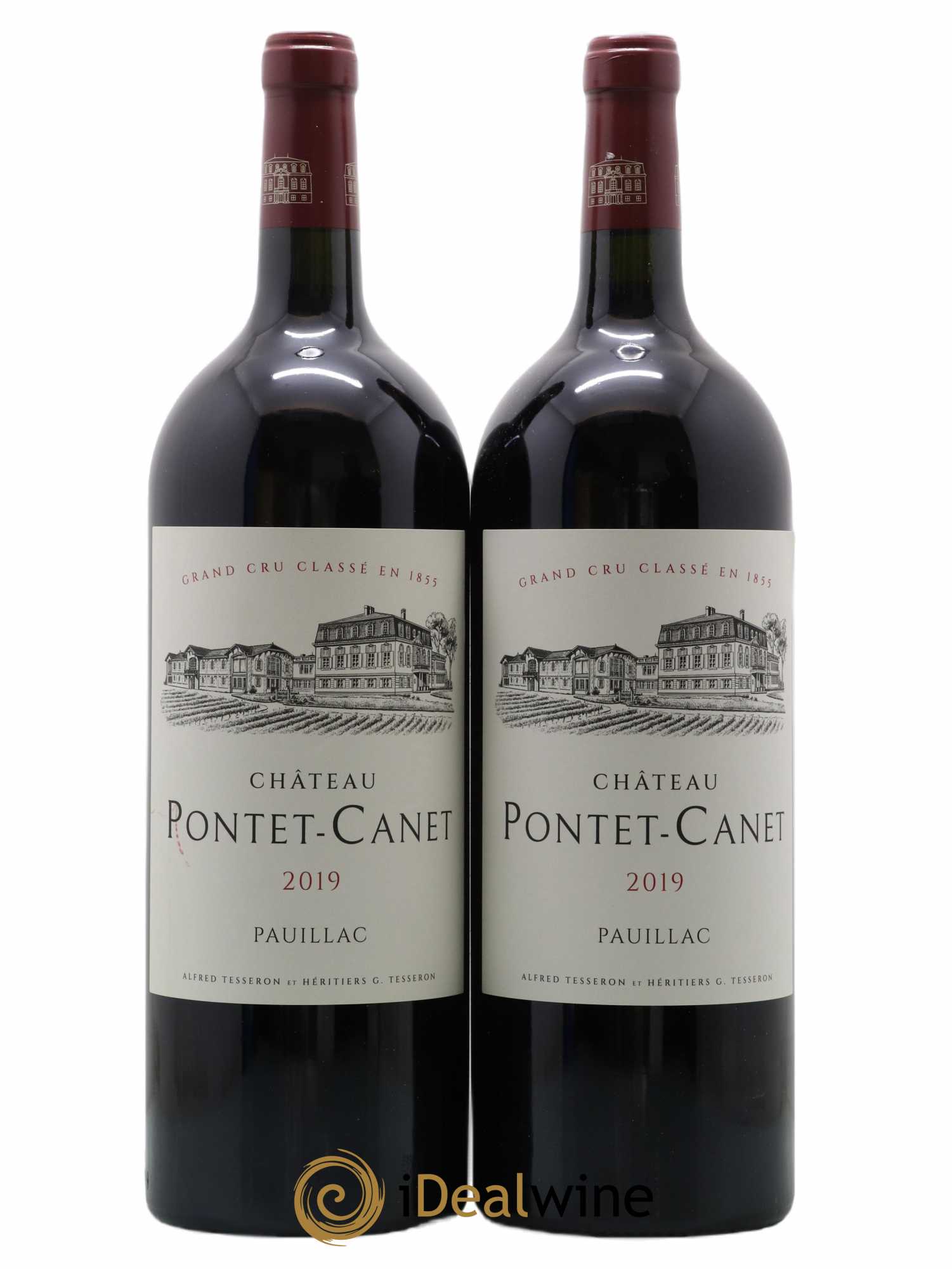 Château Pontet Canet 5ème Grand Cru Classé 2019 - Lot de 2 magnums - 0