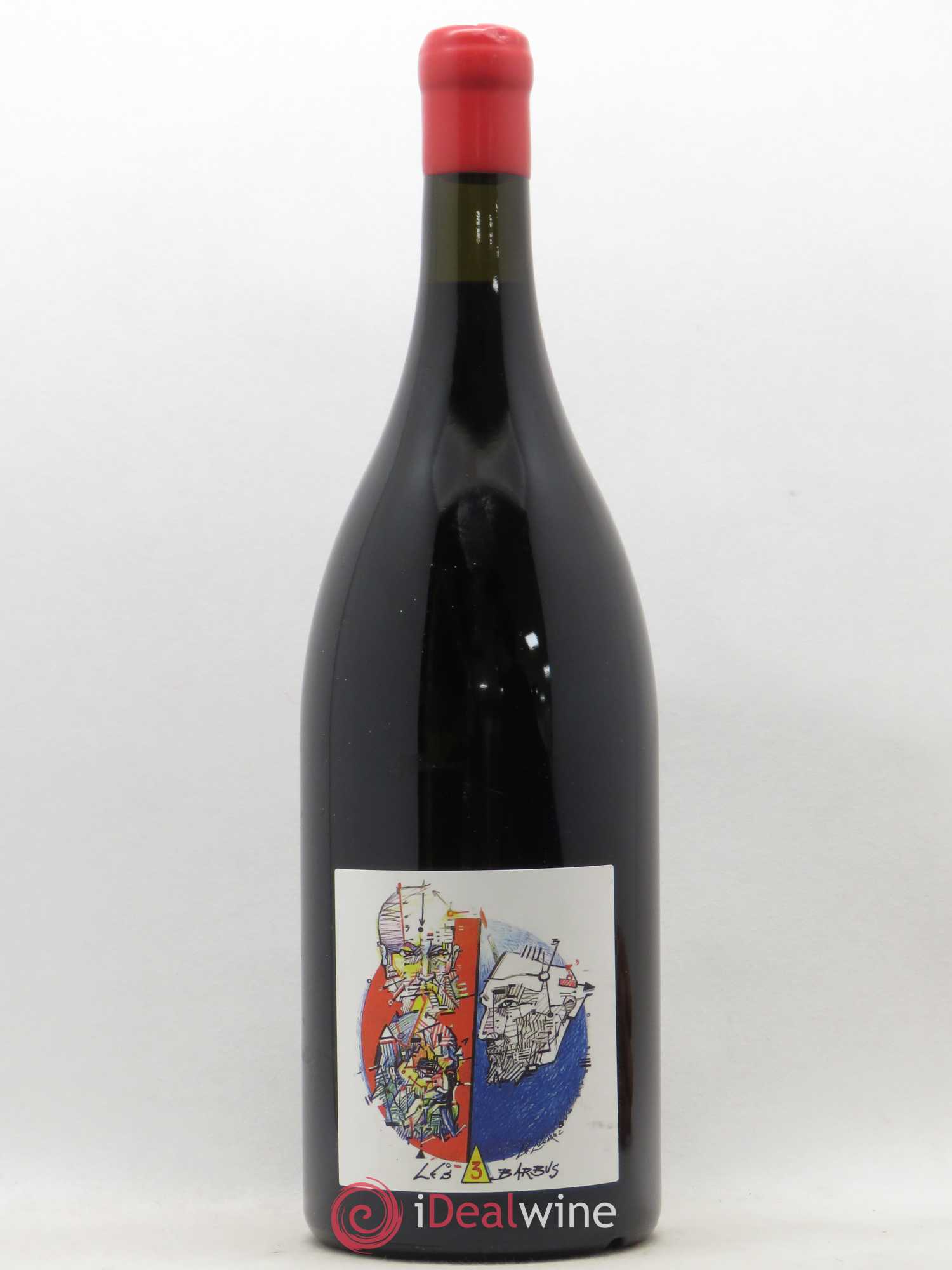 Vin de France Les 3 Barbus (Reynaud - Wallut - Barret) 2015 - Posten von 1 Magnum - 0