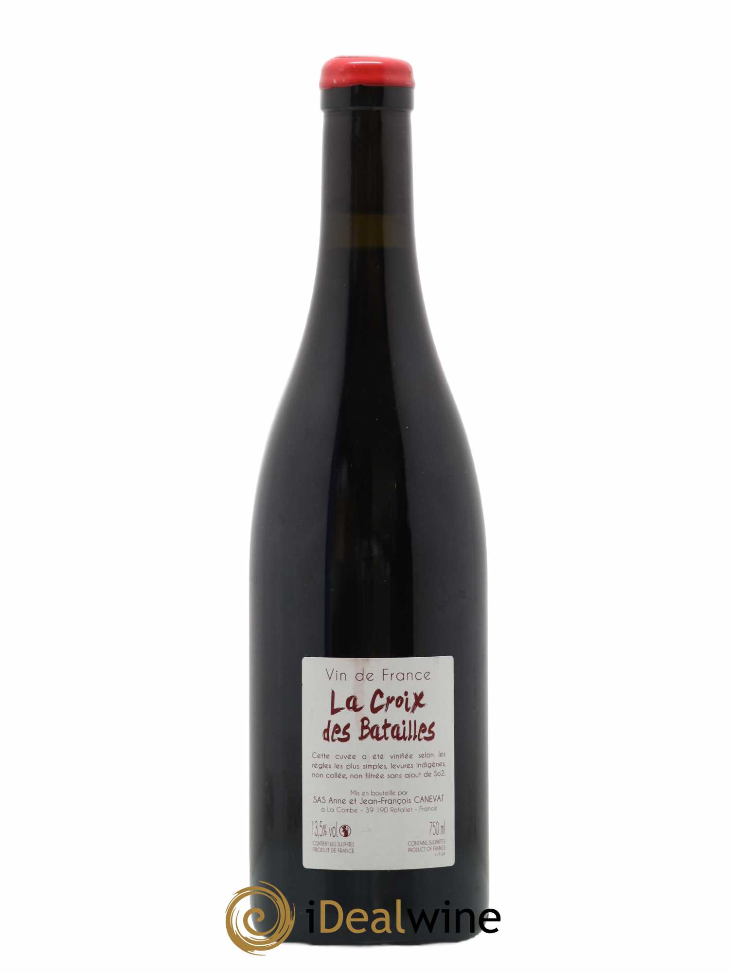 Vin de France La Croix des Batailles Anne et Jean François Ganevat 2017 - Lot de 1 bouteille - 1