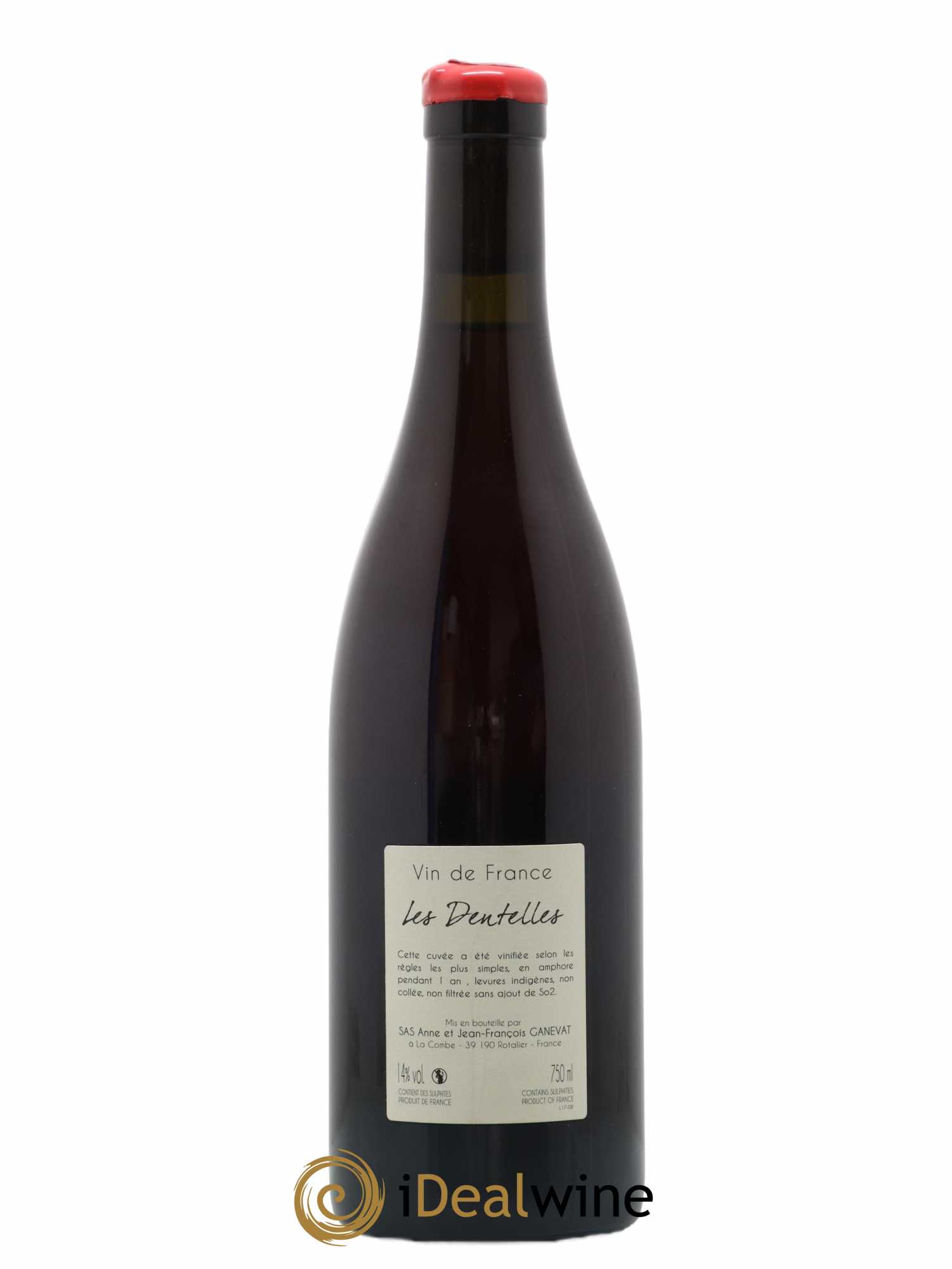 Vin de France Les Dentelles Anne et Jean François Ganevat 2017 - Lot de 1 bouteille - 1