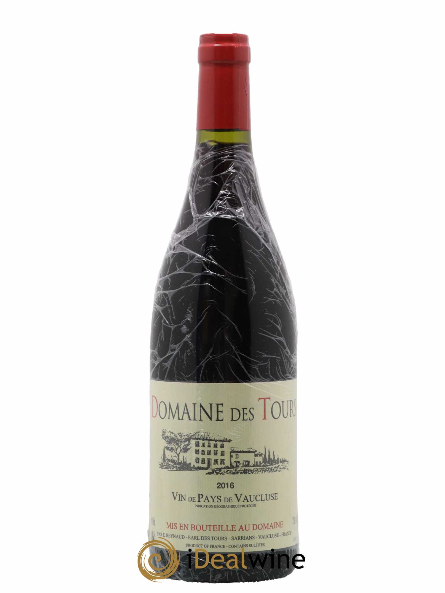 Vaucluse (Vin de Pays de Vaucluse) Domaine des Tours Emmanuel Reynaud 2016 - Lot de 1 bouteille - 0