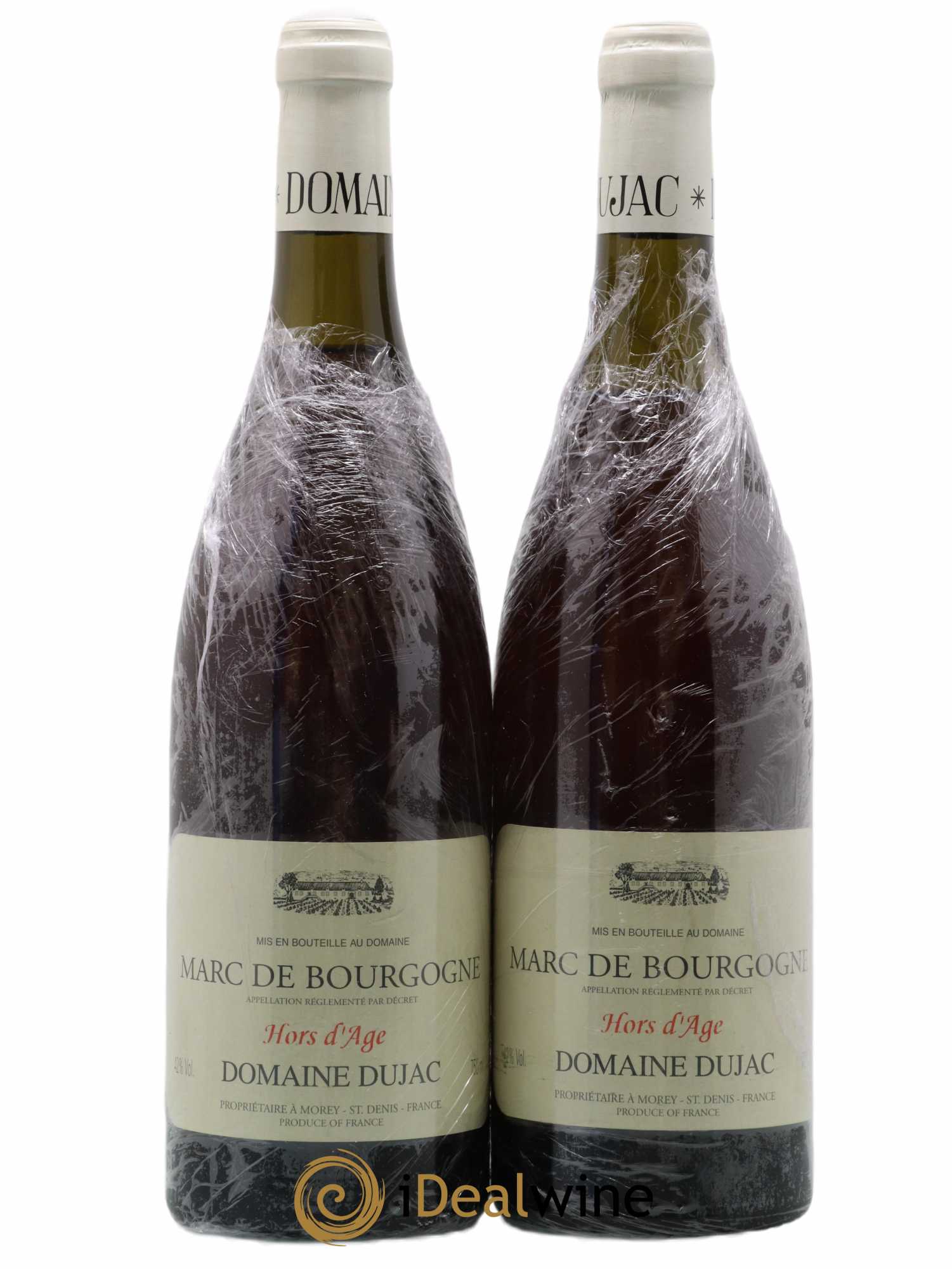 Marc de Bourgogne Hors d'âge Dujac - Posten von 2 Flaschen - 0