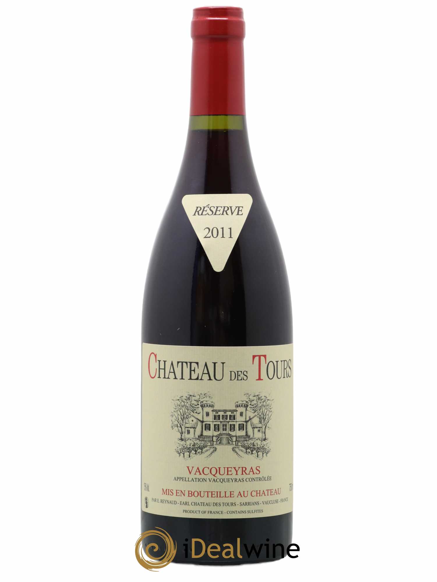 Vacqueyras Château des Tours Emmanuel Reynaud 2011 - Lot de 1 bouteille - 0