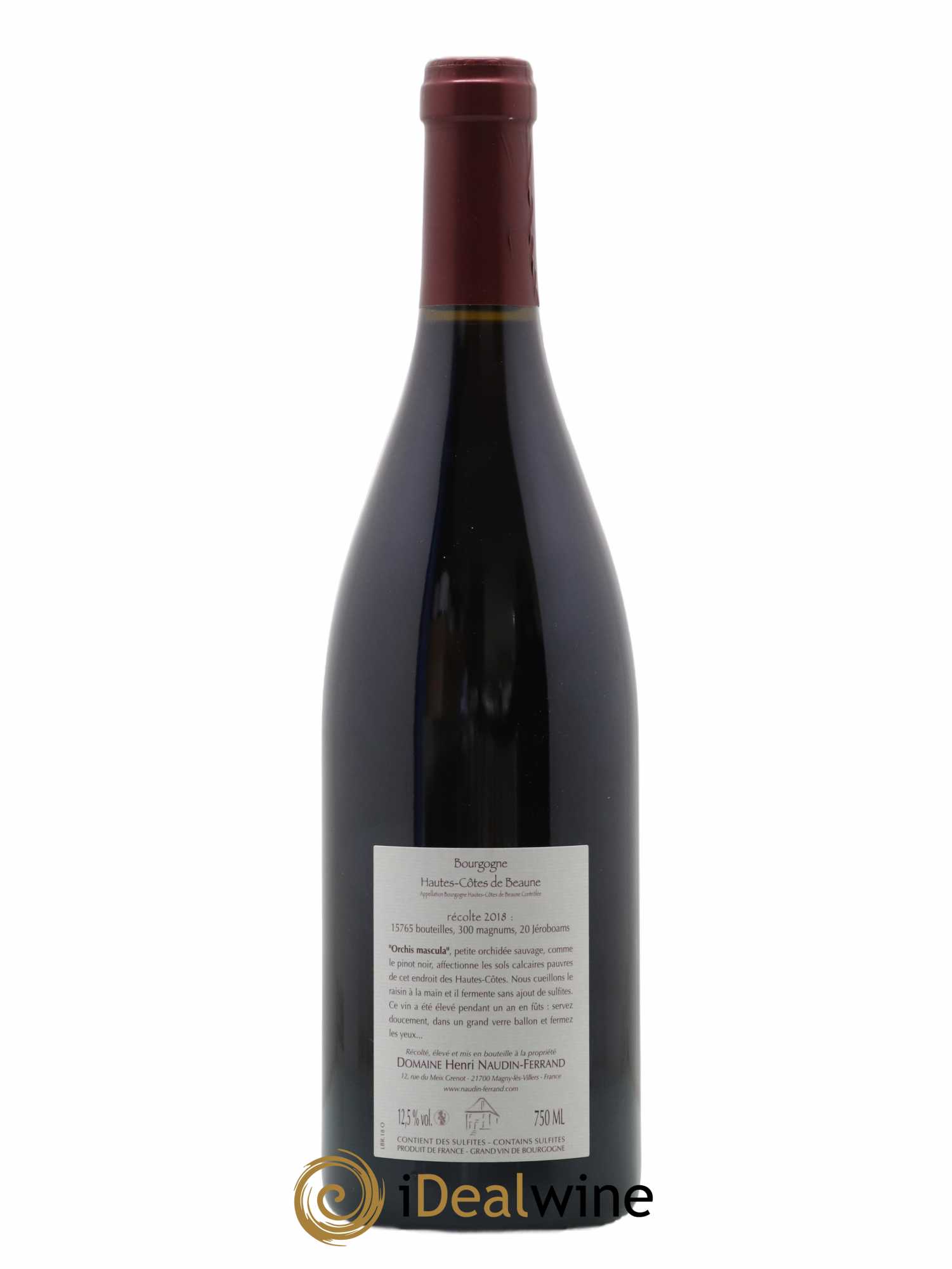 Hautes-Côtes de Beaune Orchis Mascula Naudin-Ferrand (Domaine) 2018 - Lot of 1 bottle - 1