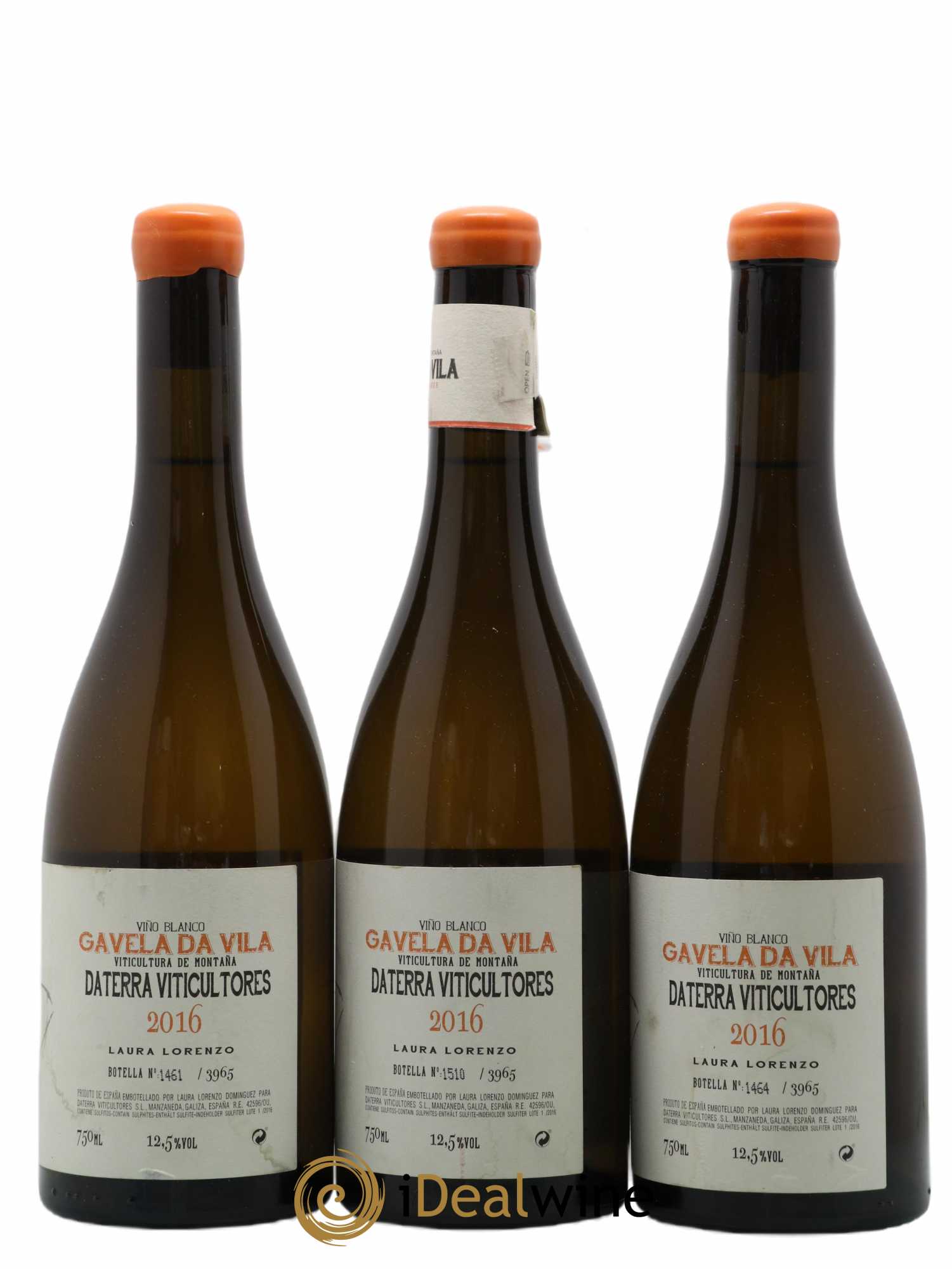 Espagne Gavela da Vila Laura Lorenzo 2016 - Lot de 3 bouteilles - 1