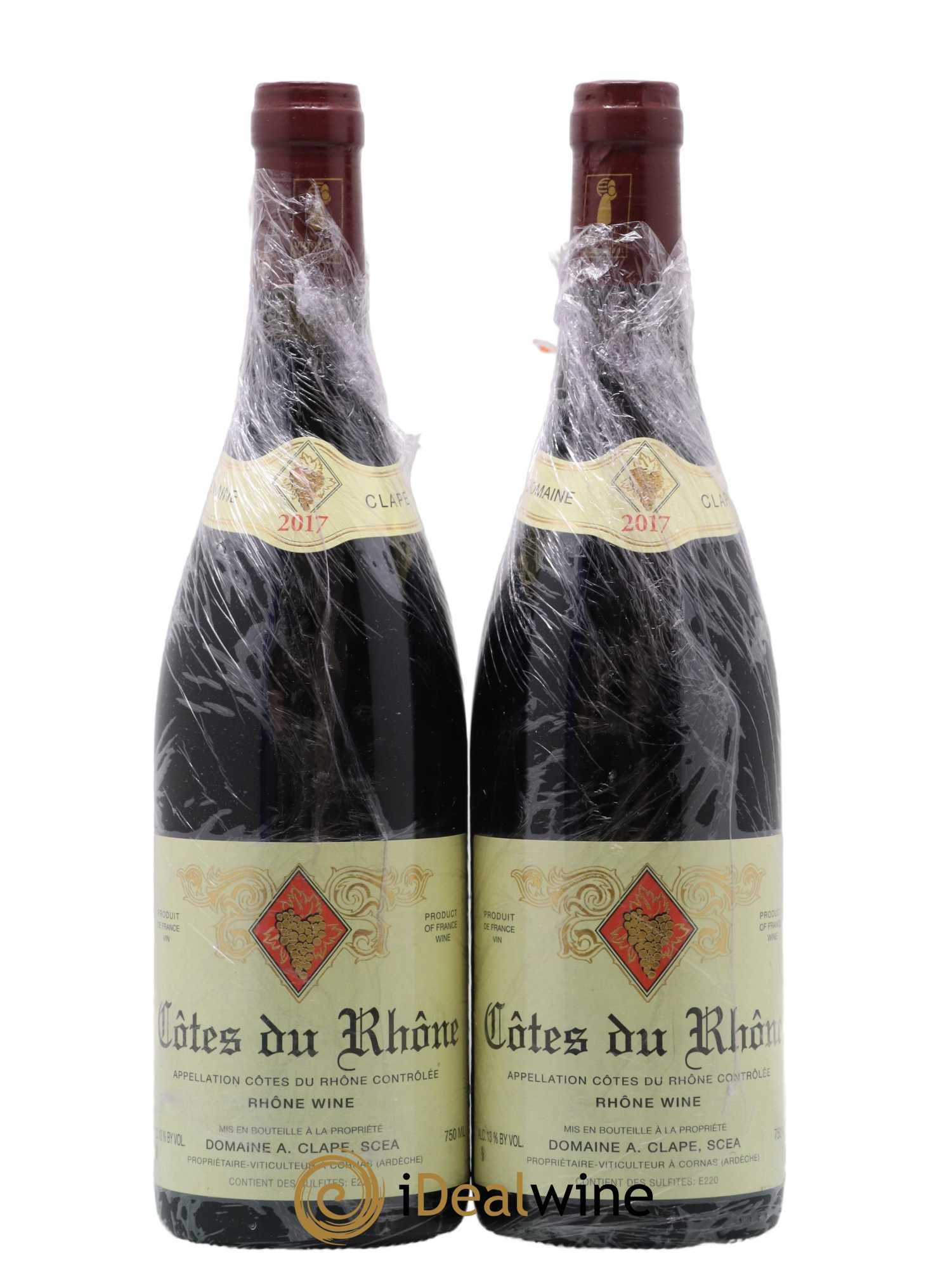 Côtes-du-Rhône Auguste Clape 2017 - Lot de 2 bouteilles - 0