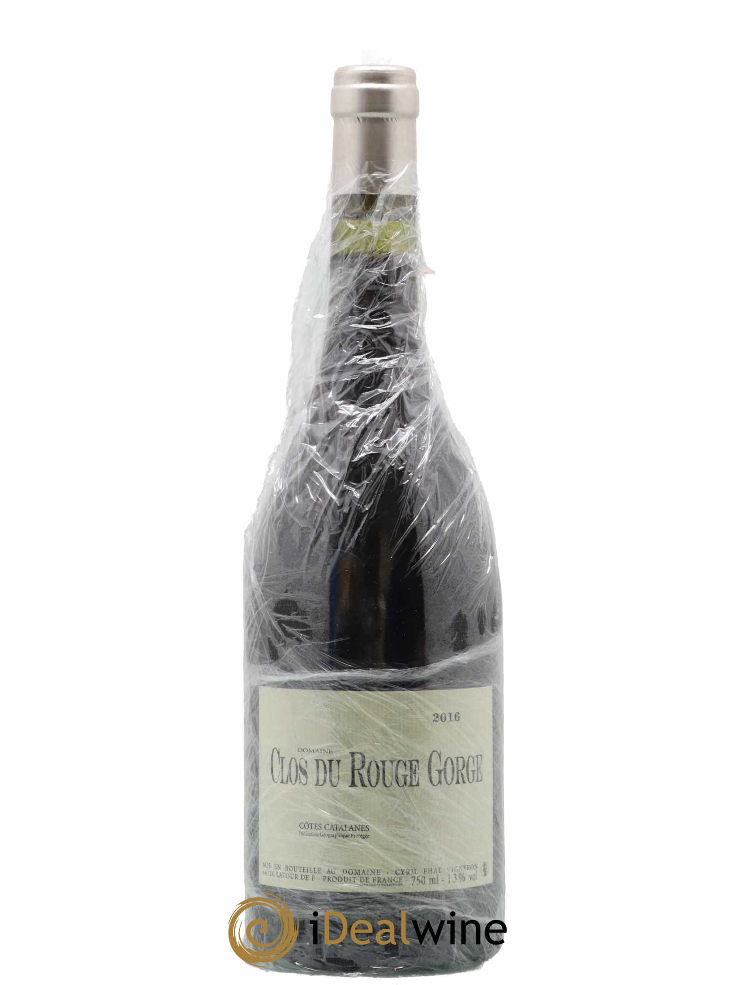 Côtes Catalanes Clos du Rouge Gorge Cyril Fhal 2016 - Lot de 1 bouteille - 0