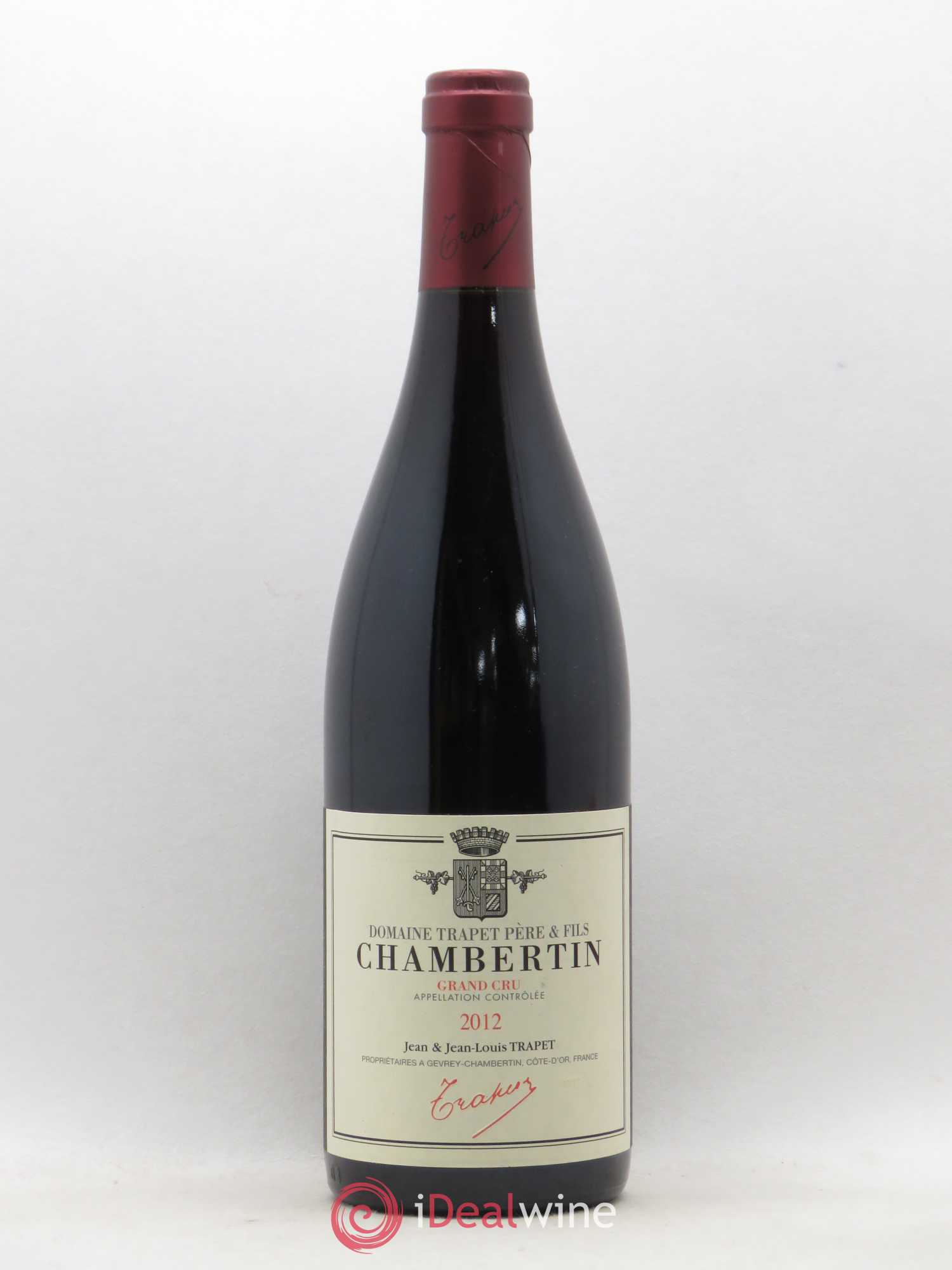 Chambertin Grand Cru Domaine Trapet 2012 - Lot de 1 bouteille - 0