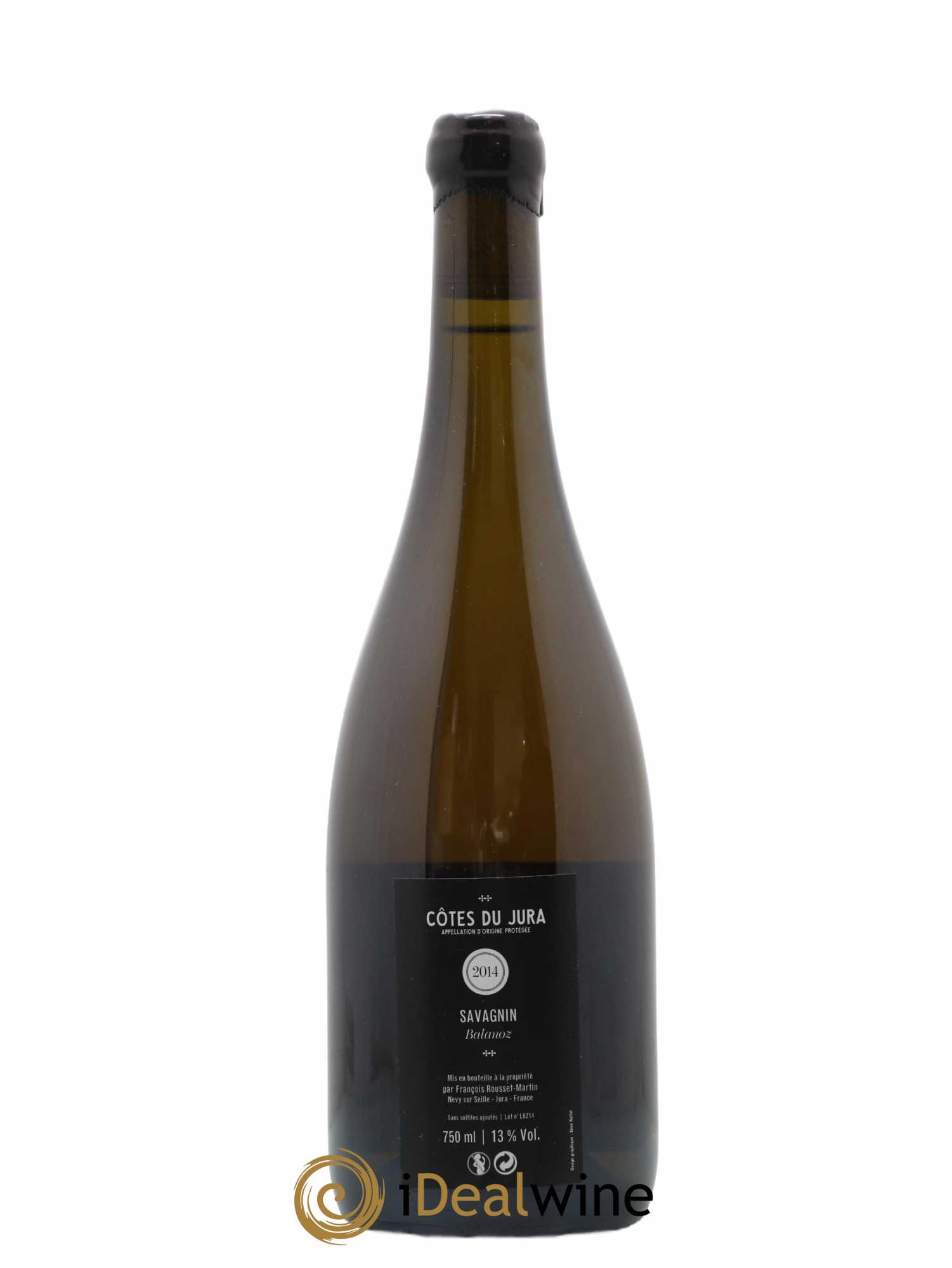 Côtes du Jura François Rousset Martin Savagnin Balanoz 2014 - Posten von 1 Flasche - 1