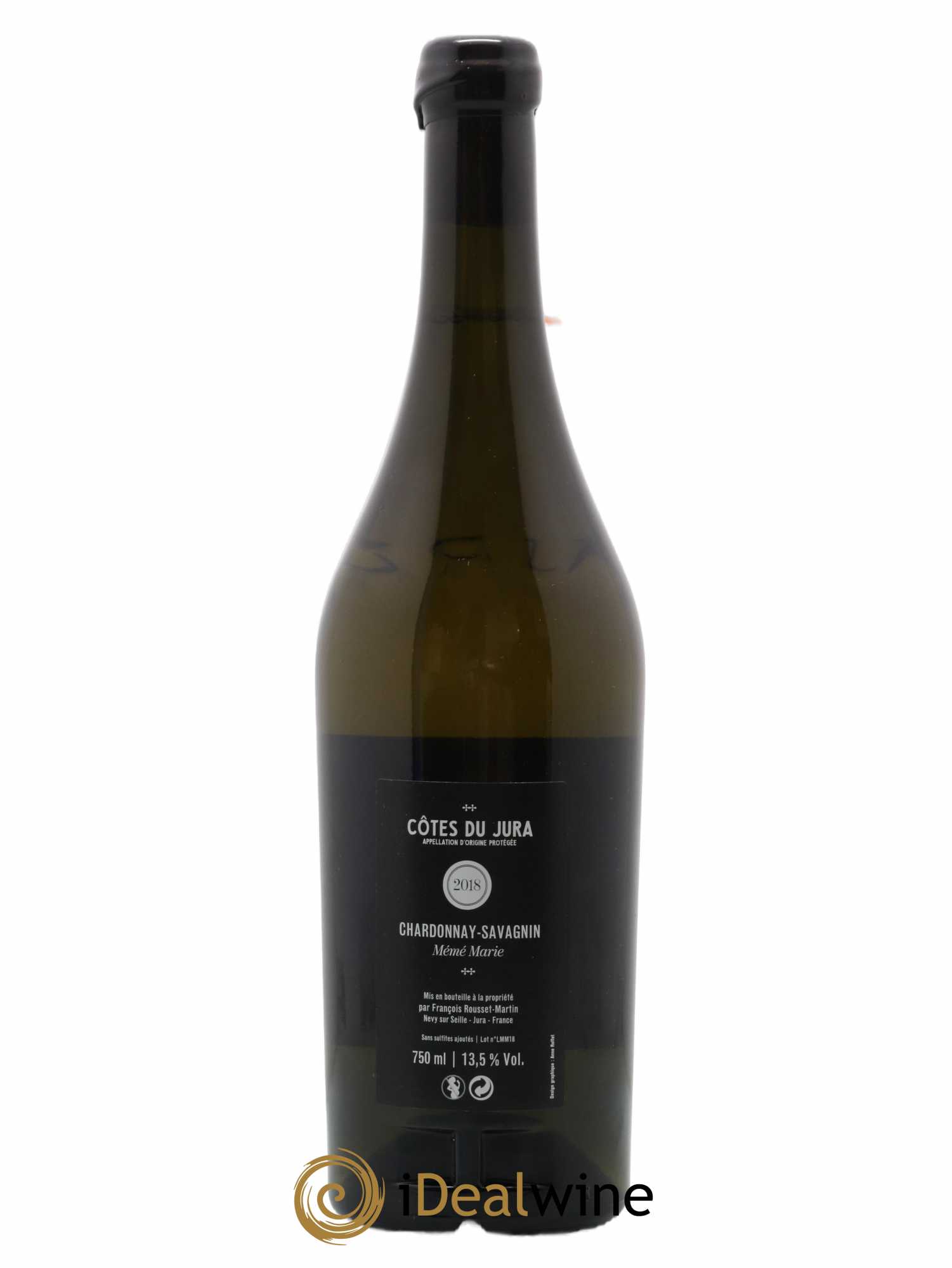Côtes du Jura Mémé Marie François Rousset Martin 2018 - Lot de 1 bouteille - 1