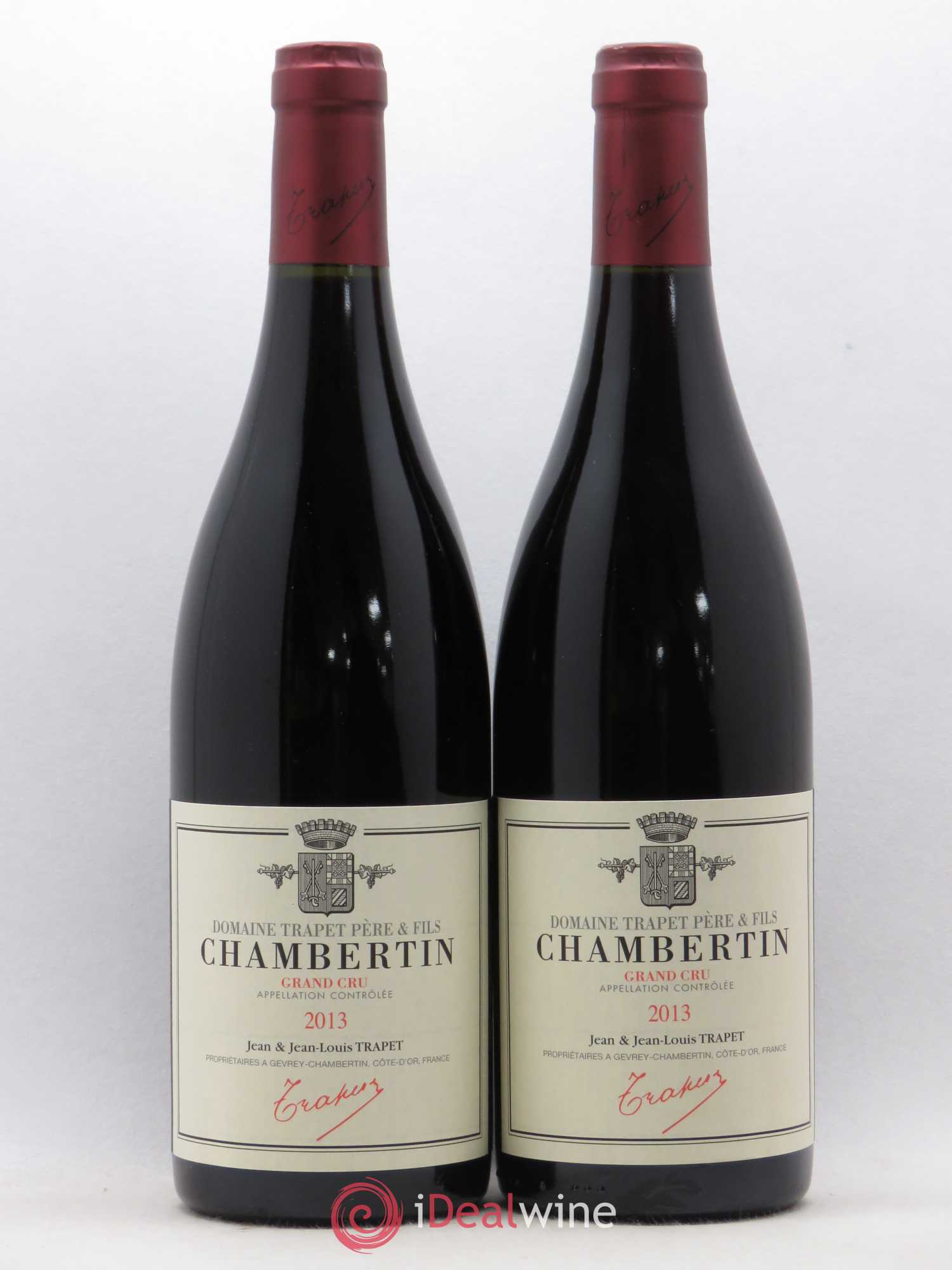 Chambertin Grand Cru Domaine Trapet 2013 - Lot de 2 bouteilles - 0