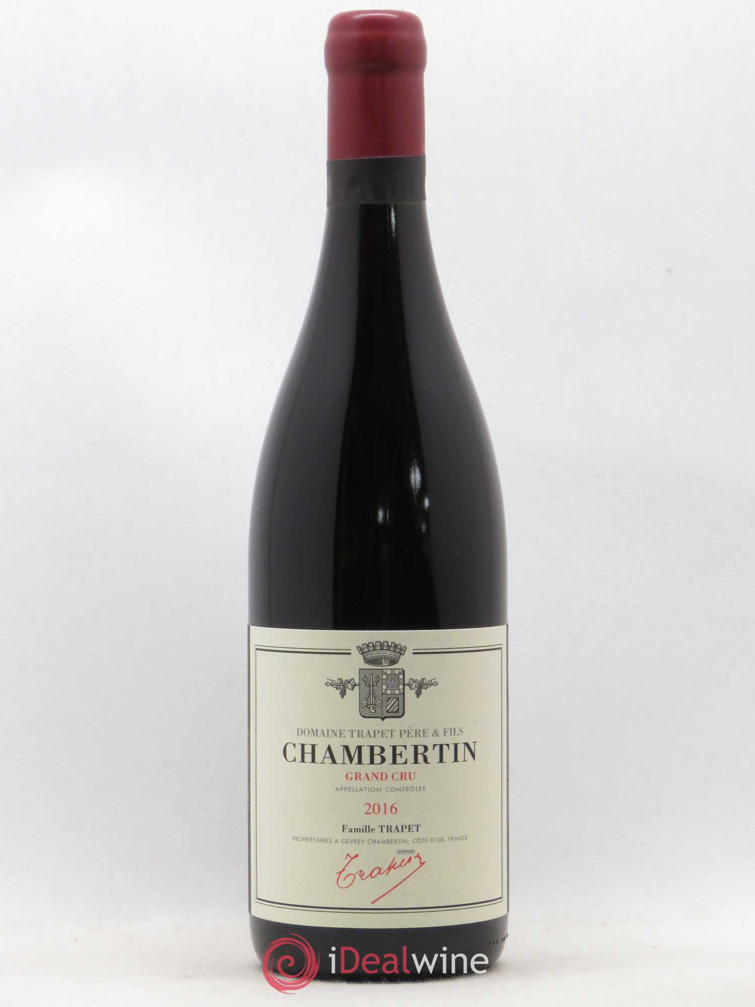 Chambertin Grand Cru Domaine Trapet 2016 - Lot de 1 bouteille - 0