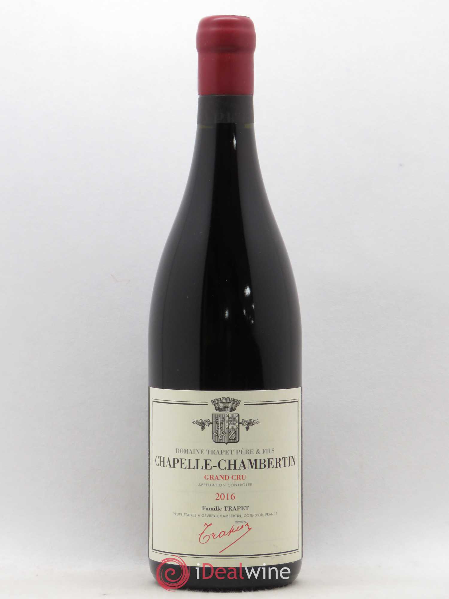 Chapelle-Chambertin Grand Cru Domaine Trapet 2016 - Lot de 1 bouteille - 0