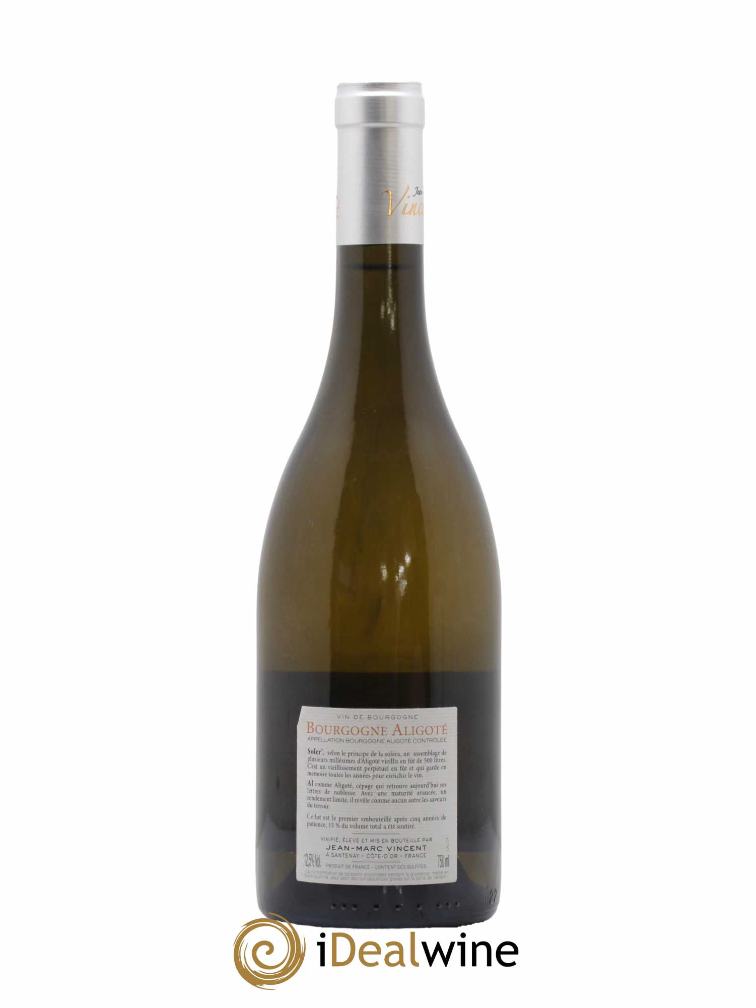 Bourgogne Aligoté Soler'Al Mise N°1 Domaine Vincent - Lot de 1 bouteille - 1