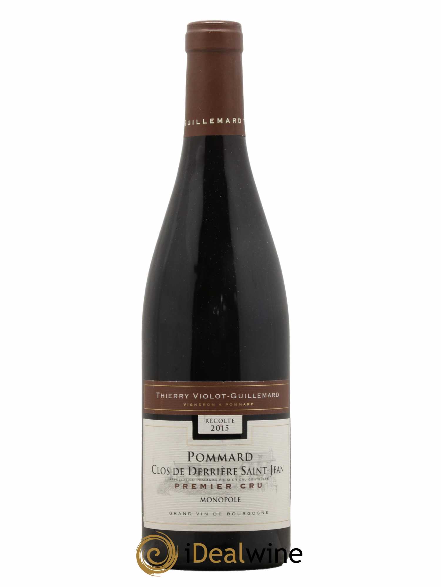 Pommard 1er Cru Clos de derrière St Jean Violot-Guillemard 2015 - Lot de 1 bouteille - 0