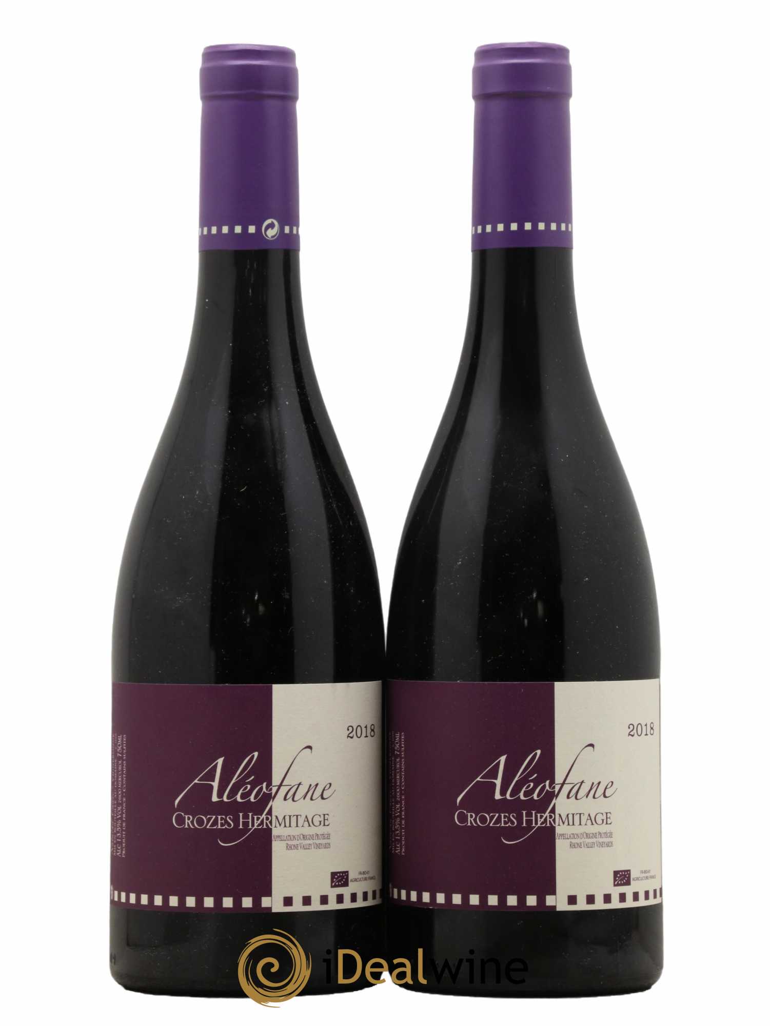 Crozes-Hermitage Aléofane (Domaine) 2018 - Lot de 2 bouteilles - 0