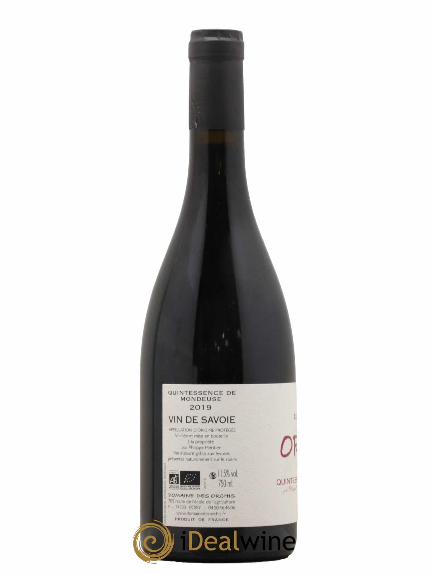 Vin de Savoie Quintescence de Mondeuse Domaine des Orchis 2019 - Lotto di 1 bottiglia - 1