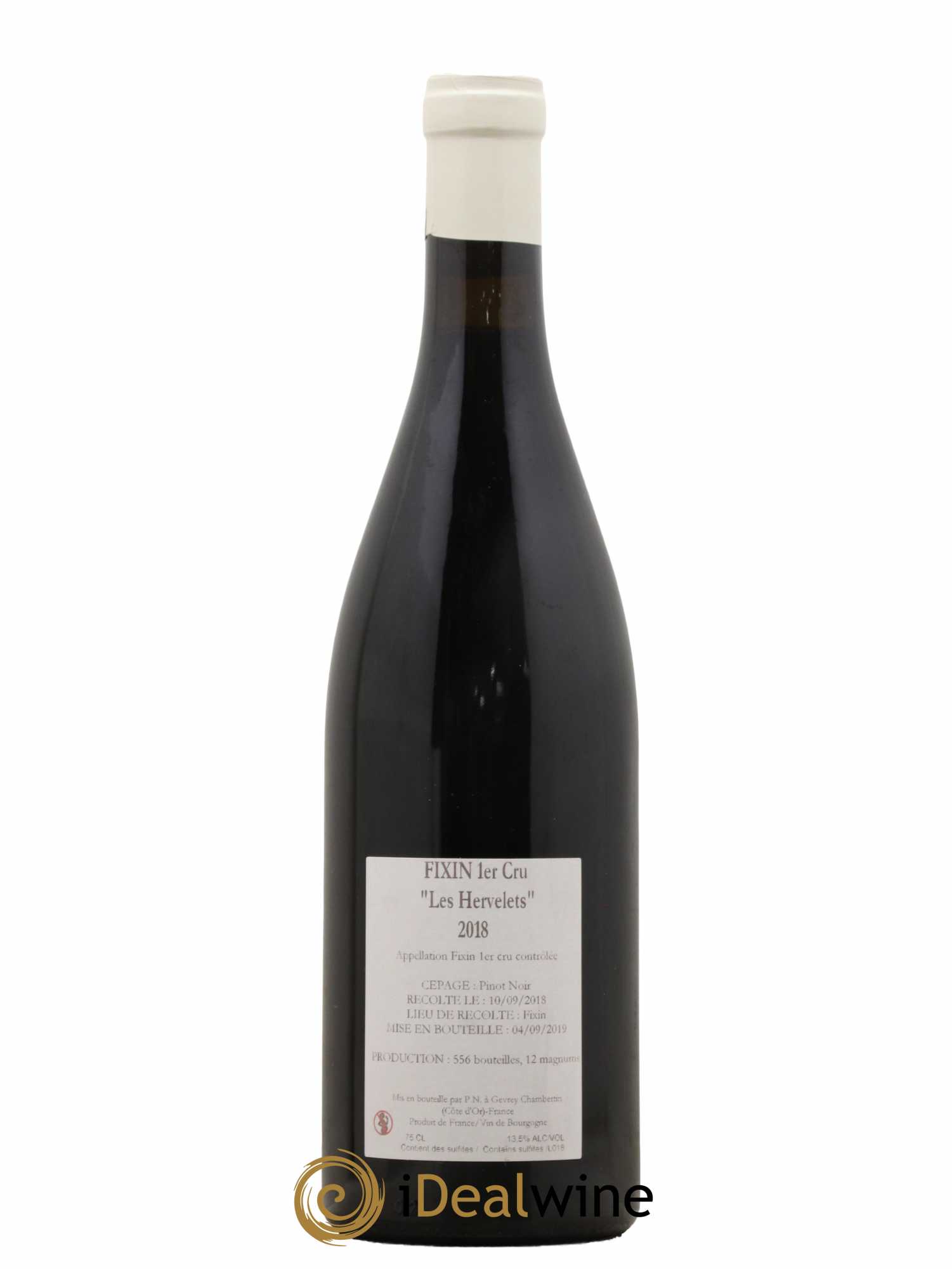 Fixin 1er Cru Les Hervelets Jérémy Recchione 2018 - Lot de 1 bouteille - 1