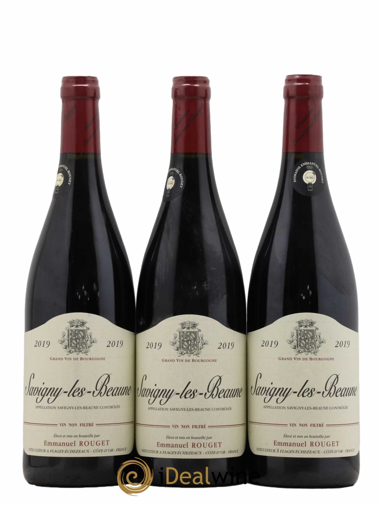 Savigny-lès-Beaune Emmanuel Rouget 2019 - Lot de 3 bouteilles - 0