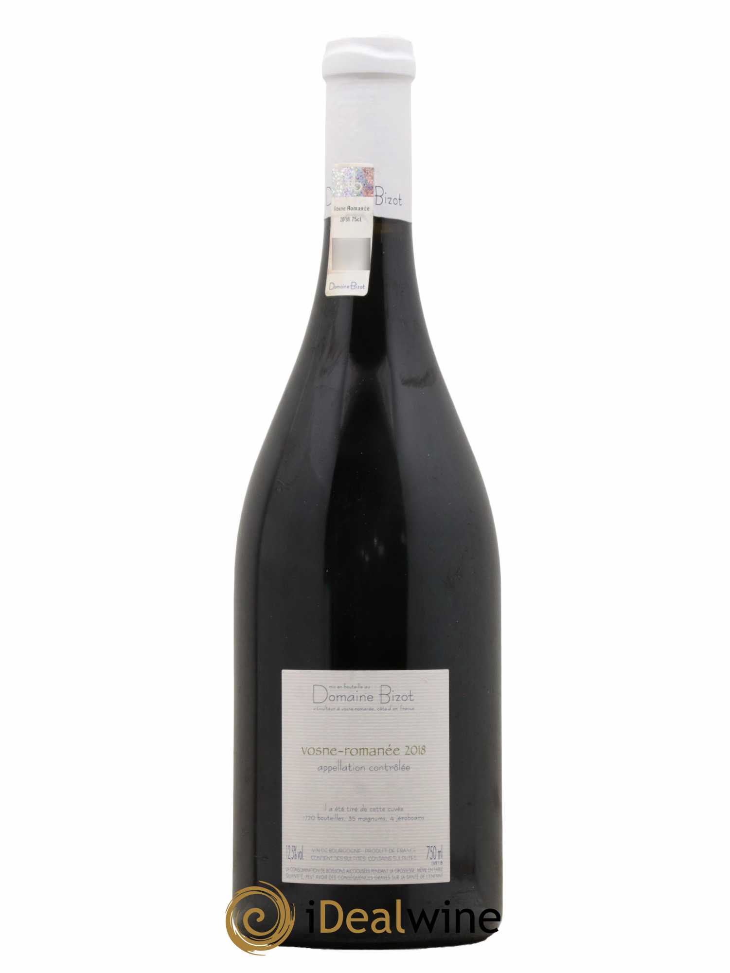 Vosne-Romanée Bizot (Domaine) 2018 - Lot de 1 bouteille - 1