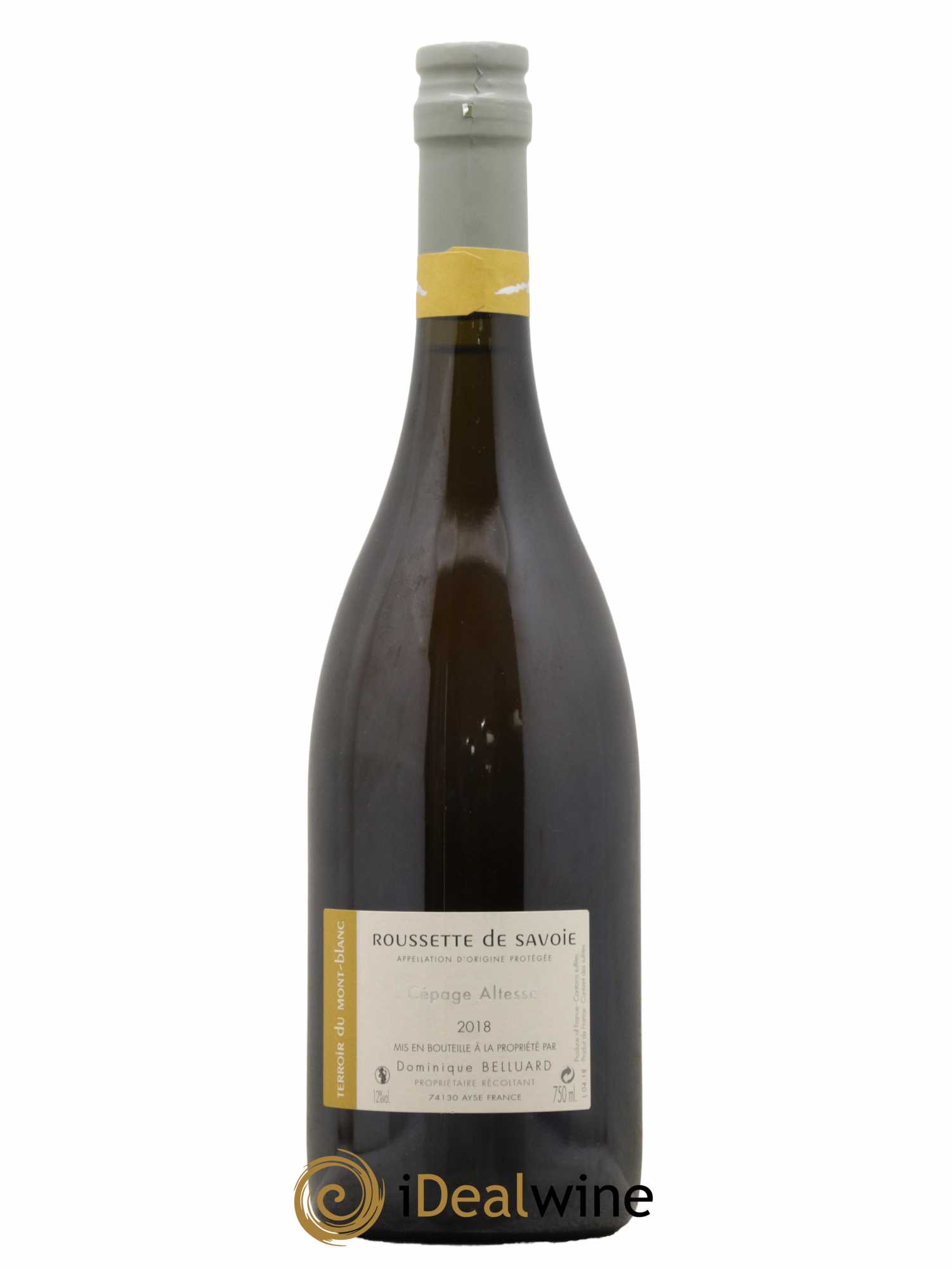 Vin de Savoie Pur Jus 100% Macération Belluard 2018 - Lot de 1 bouteille - 1