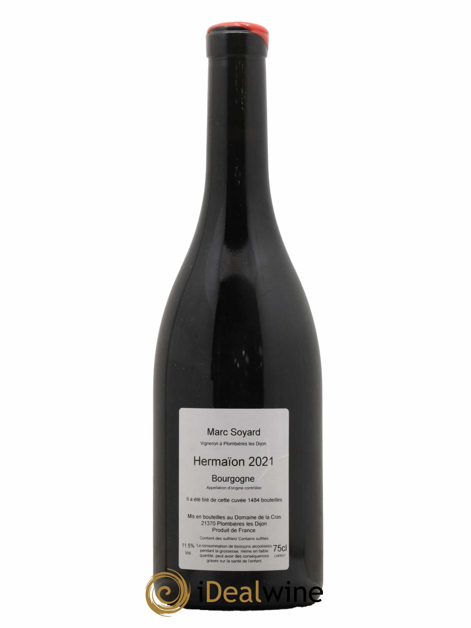 Bourgogne Hermaion Domaine de la Cras - Marc Soyard 2021 - Lot de 1 bouteille - 1