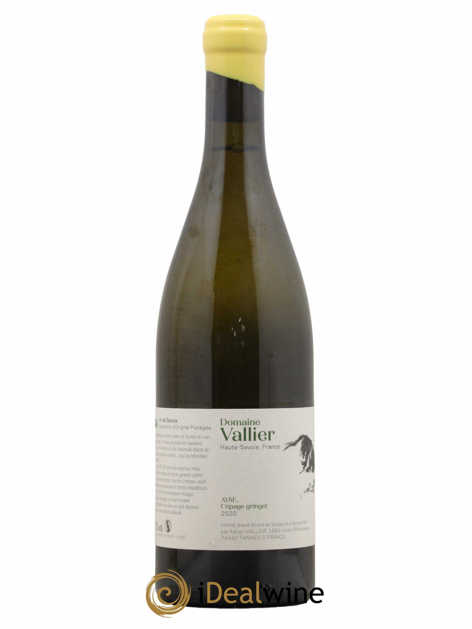 Vin de Savoie Ayse Domaine Vallier 2020 - Lot de 1 bouteille - 1
