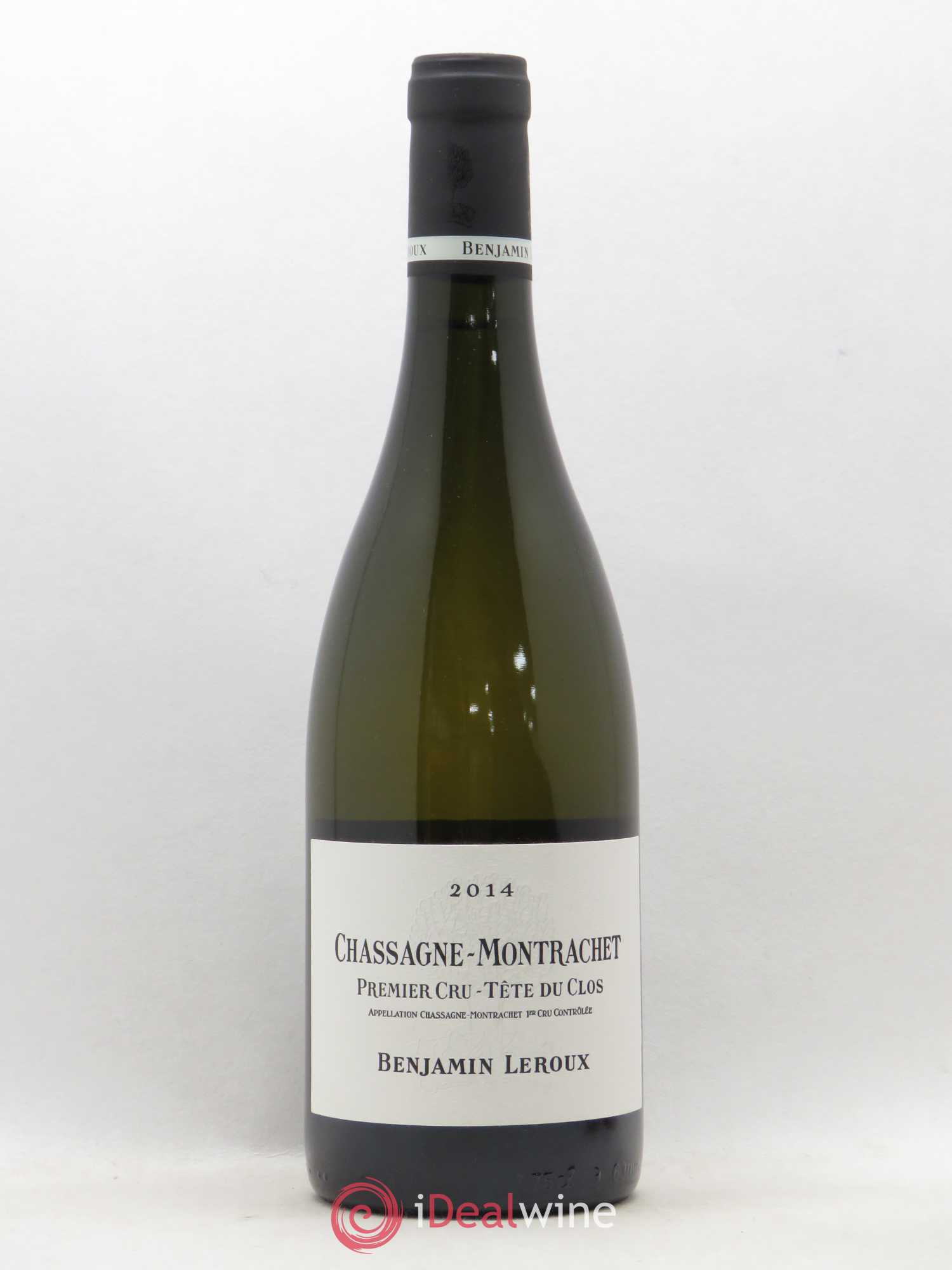 Chassagne-Montrachet 1er Cru Tête Du Clos Benjamin Leroux 2014 - Posten von 1 Flasche - 0