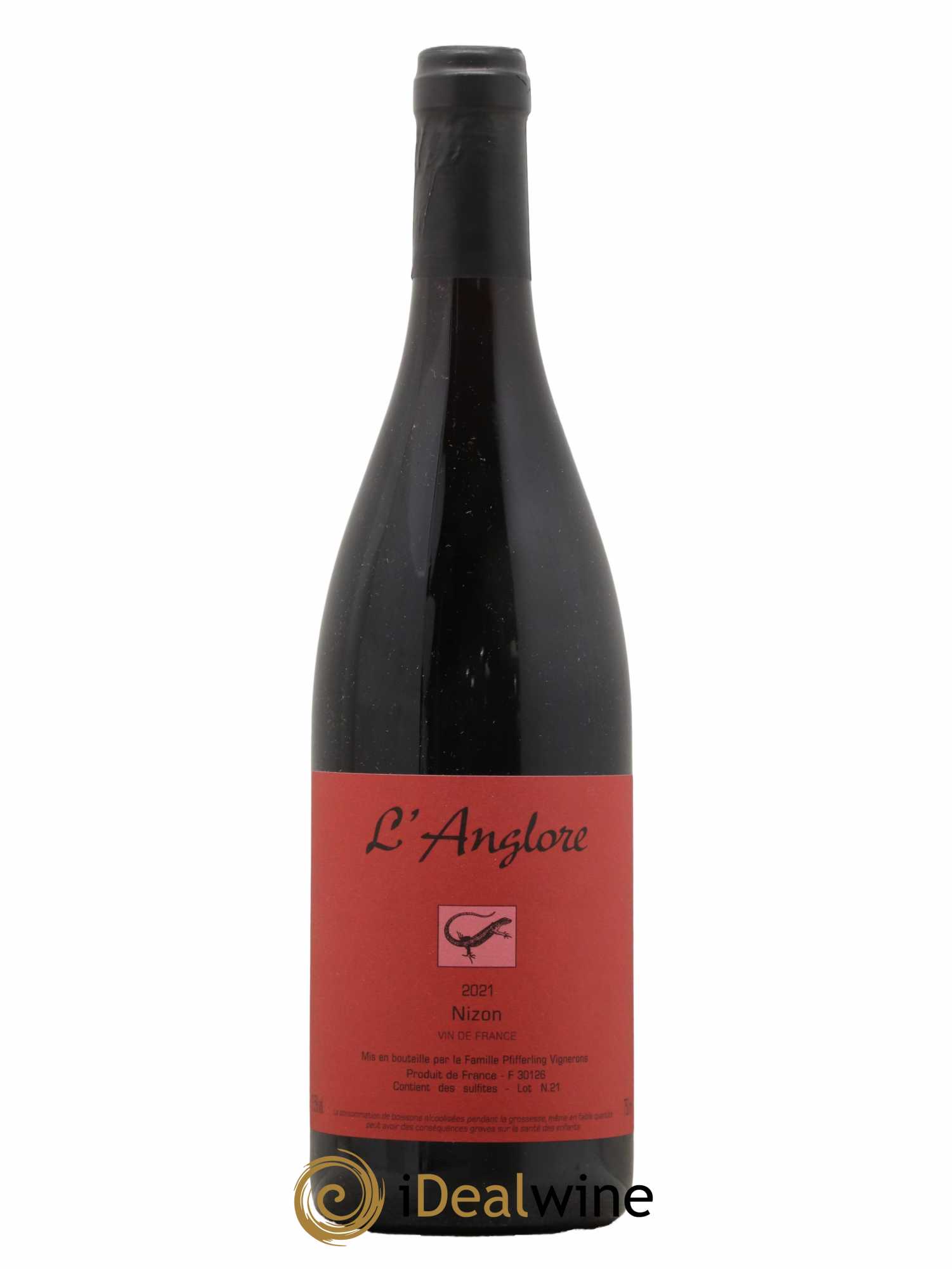 Vin de France Nizon L'Anglore 2021 - Lot de 1 bouteille - 0