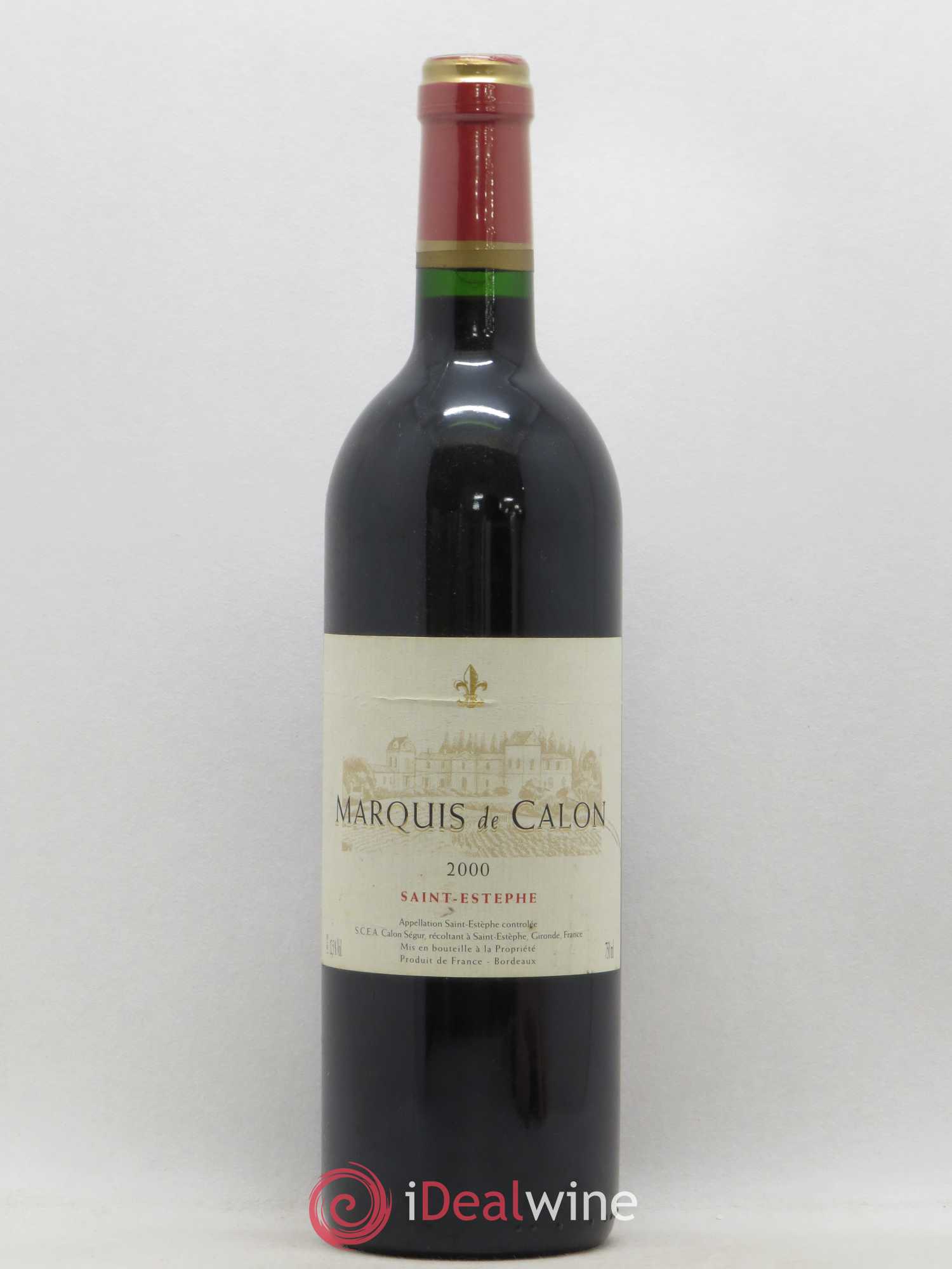 Marquis de Calon Second Vin 2000 - Lot de 1 bouteille - 0