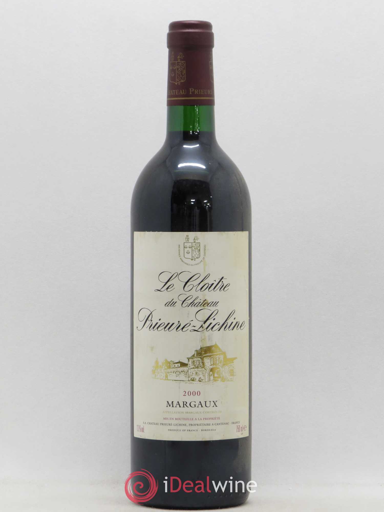 Cloître de Prieuré Lichine 2000 - Posten von 1 Flasche - 0
