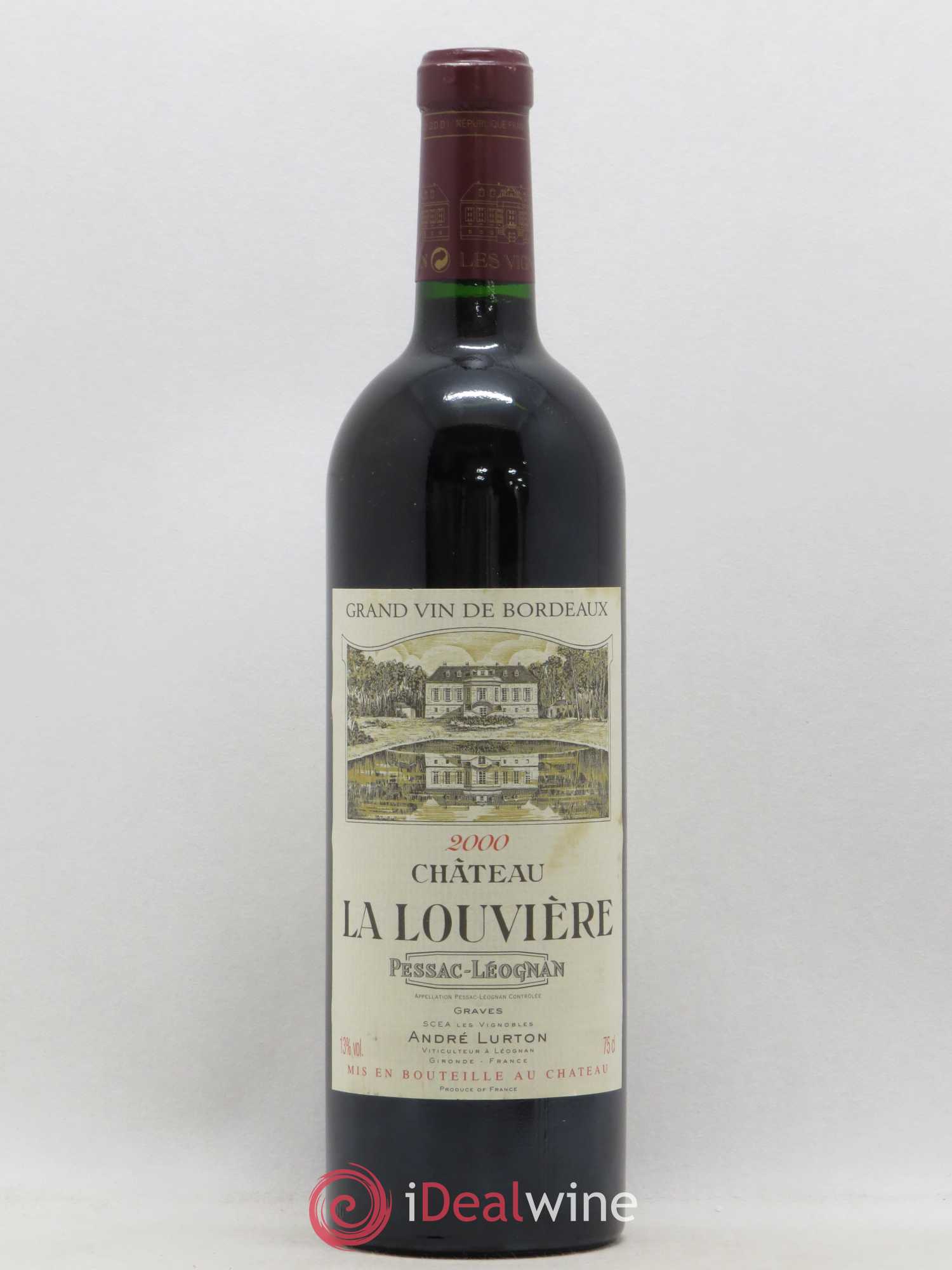 Château la Louvière 2000 - Lot de 1 bouteille - 0