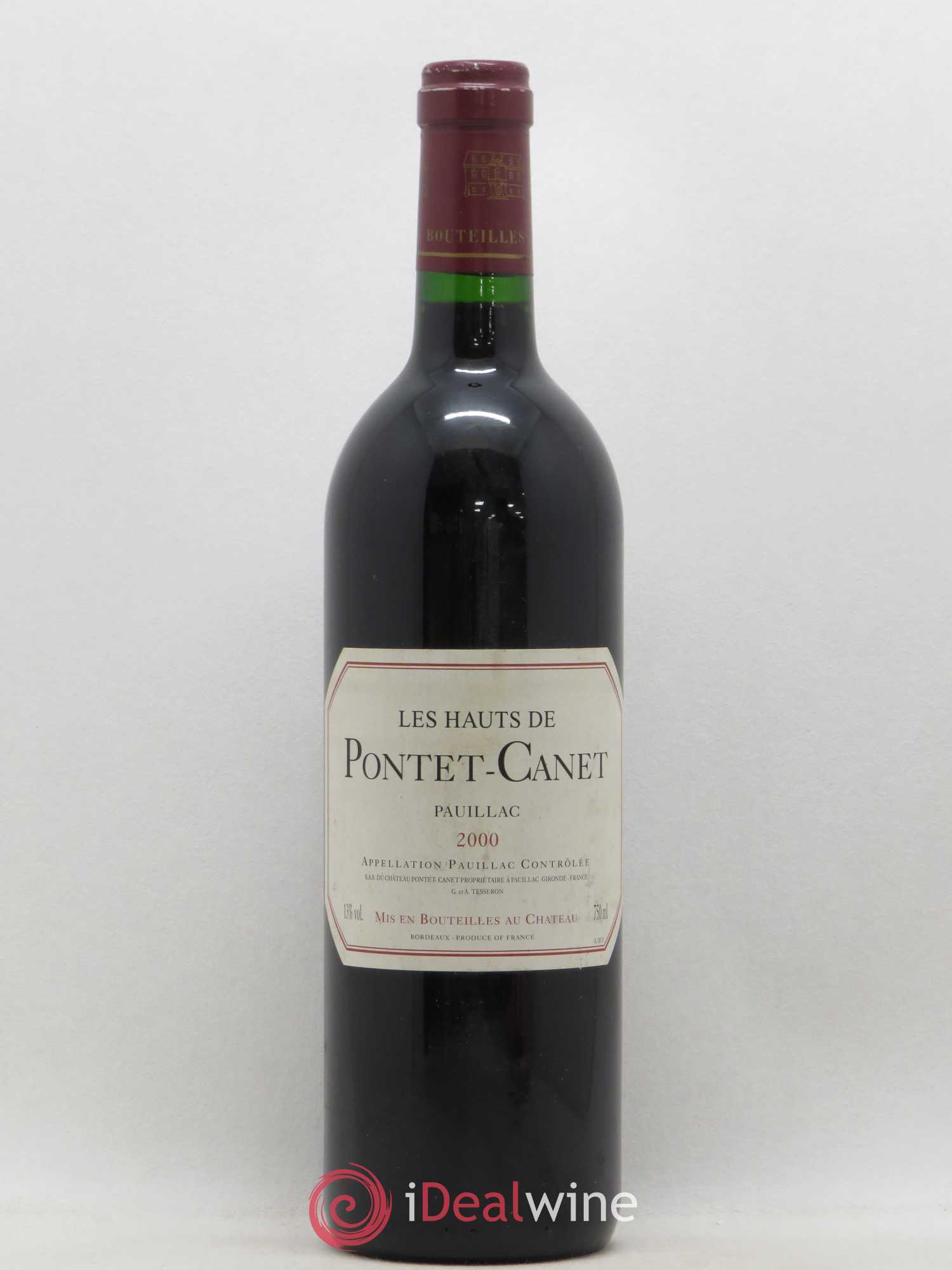 Les Hauts de Pontet-Canet Second Vin 2000 - Lot de 1 bouteille - 0