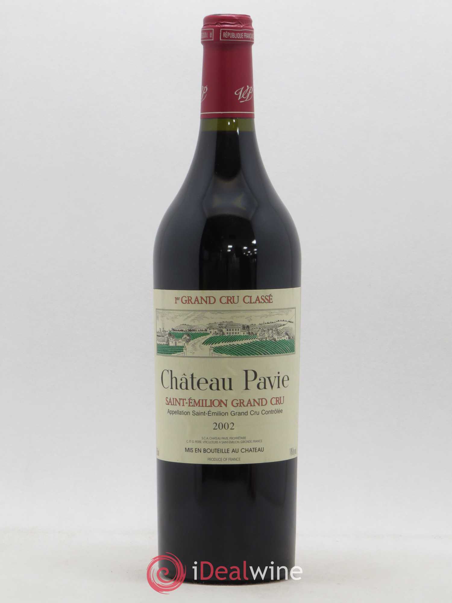 Château Pavie 1er Grand Cru Classé A 2002 - Lot de 1 bouteille - 0