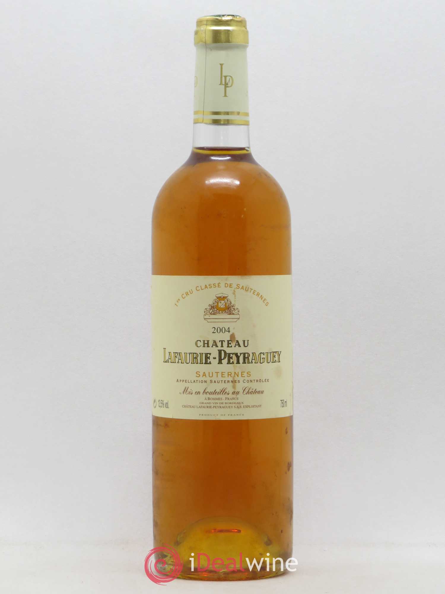 Château Lafaurie-Peyraguey 1er Grand Cru Classé 2004 - Lotto di 1 bottiglia - 0