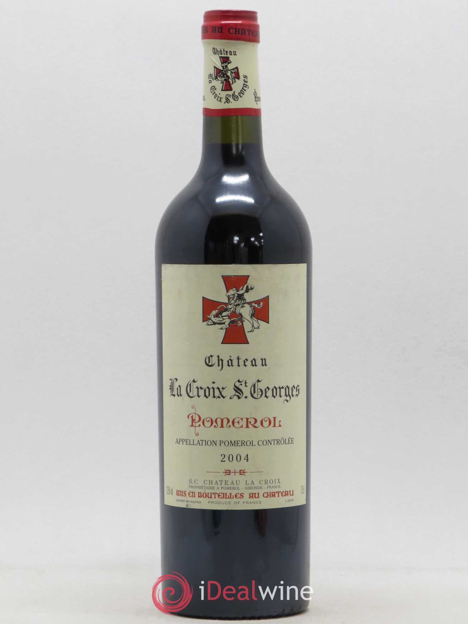 Château la Croix Saint-Georges 2004 - Lot de 1 bouteille - 0