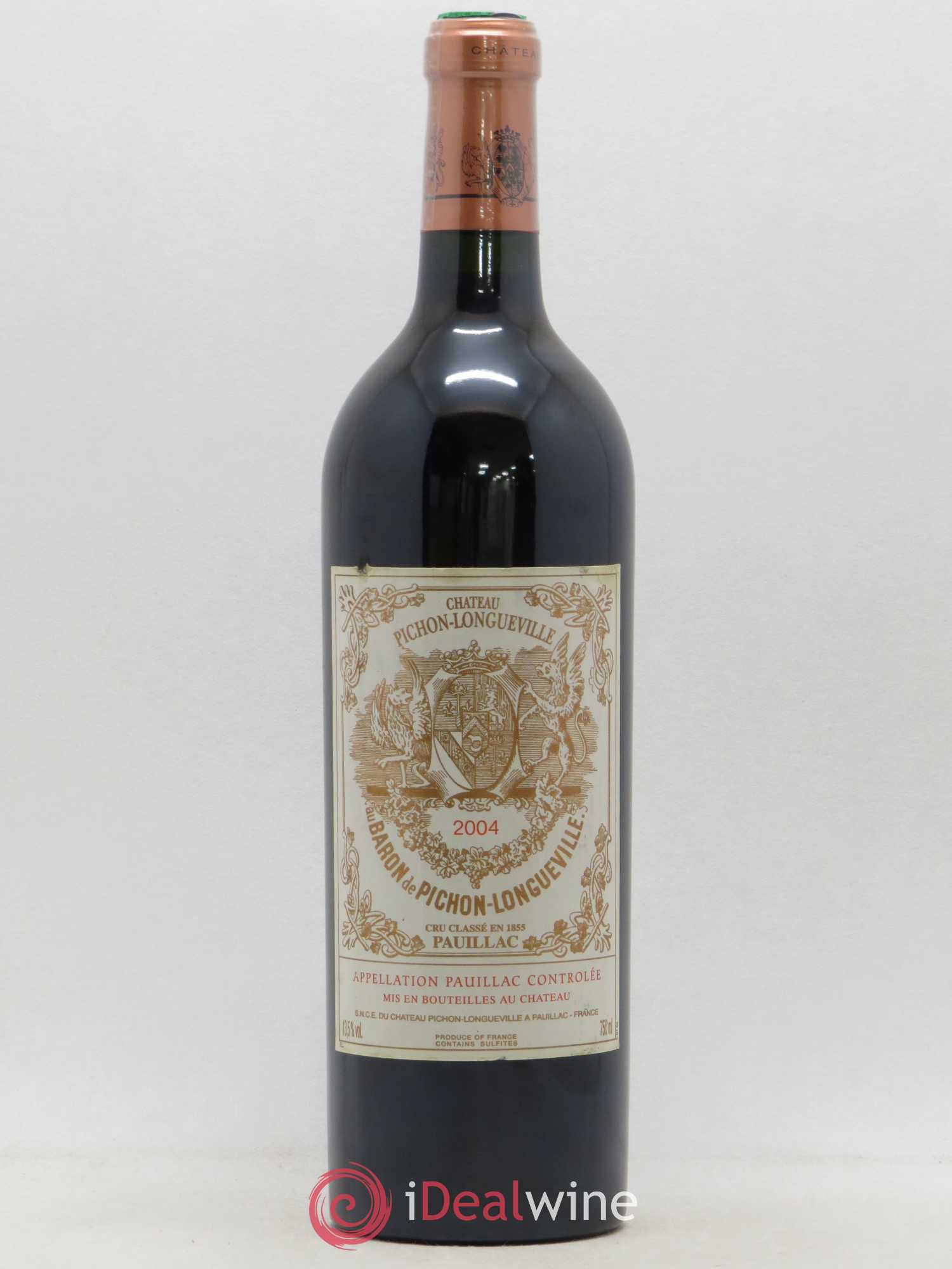 Pichon Longueville Baron 2ème Grand Cru Classé 2004 - Lot de 1 bouteille - 0